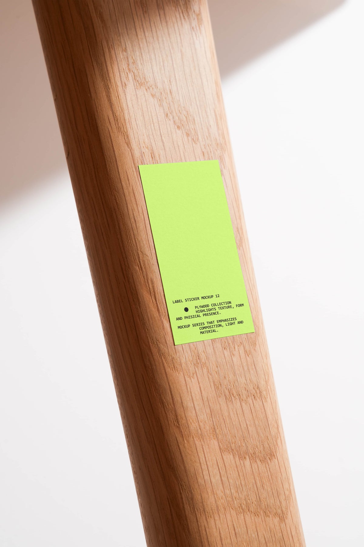 Label Sticker Mockup PW001 Just Form Mockups