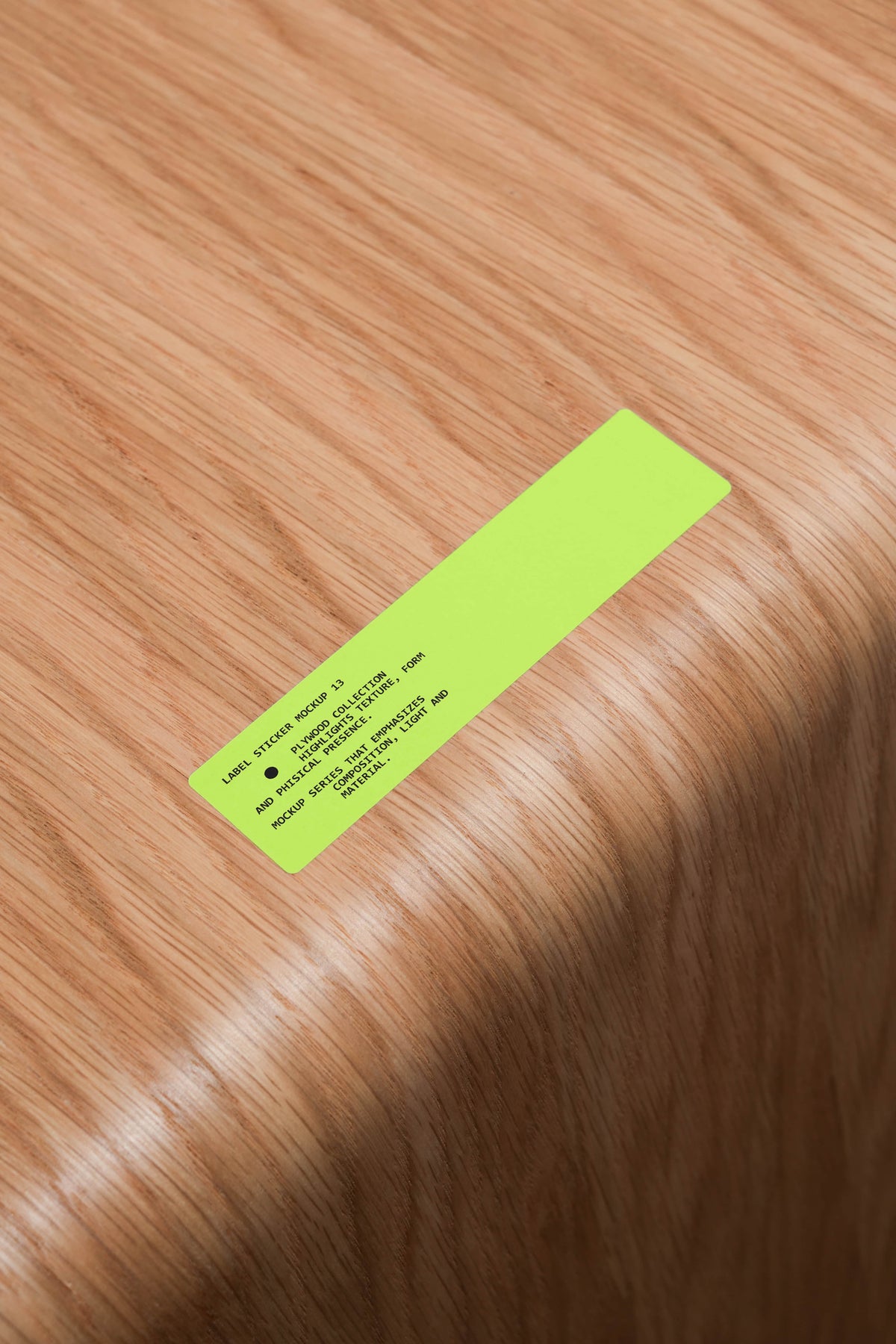 Label Sticker Mockup PW001 Just Form Mockups