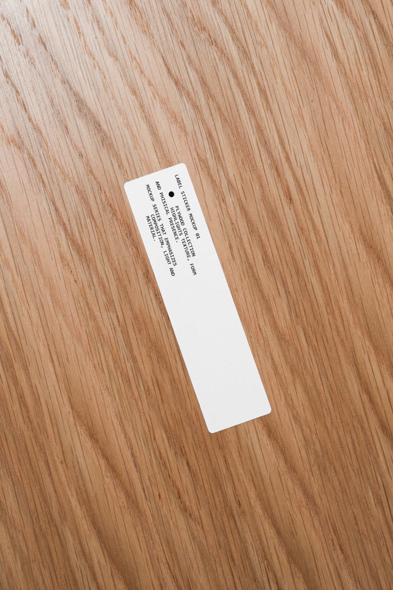 Label Sticker Mockup PW001 Just Form Mockups