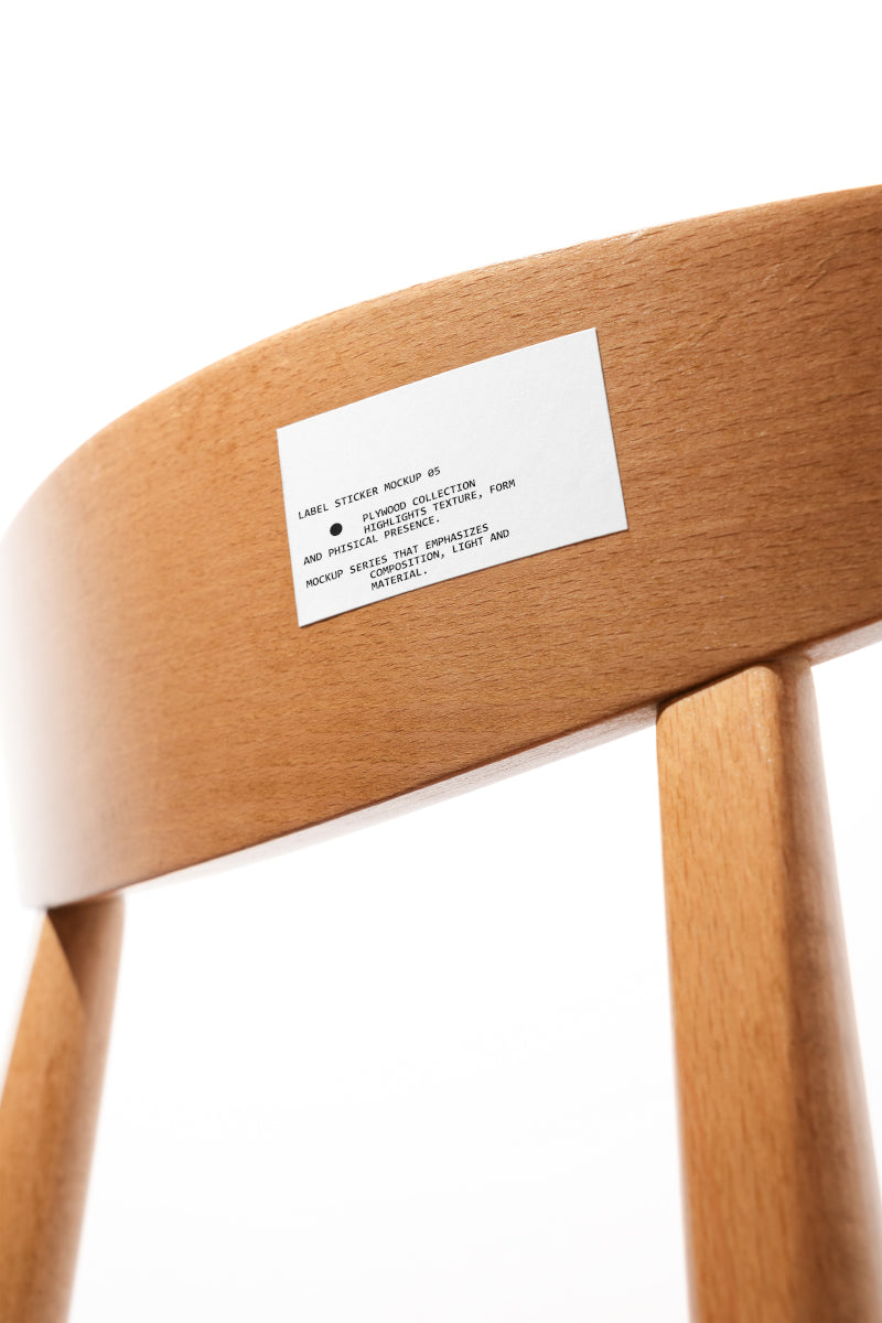 Label Sticker Mockup PW001 Just Form Mockups