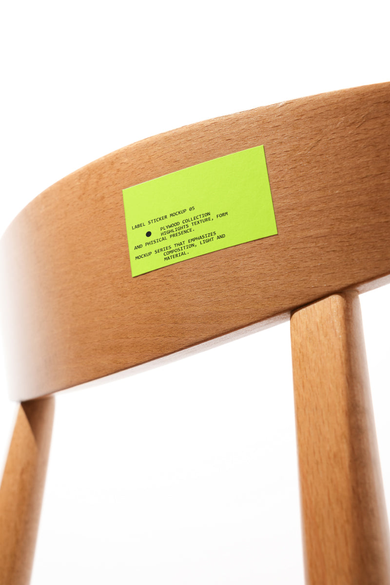 Label Sticker Mockup PW001 Just Form Mockups