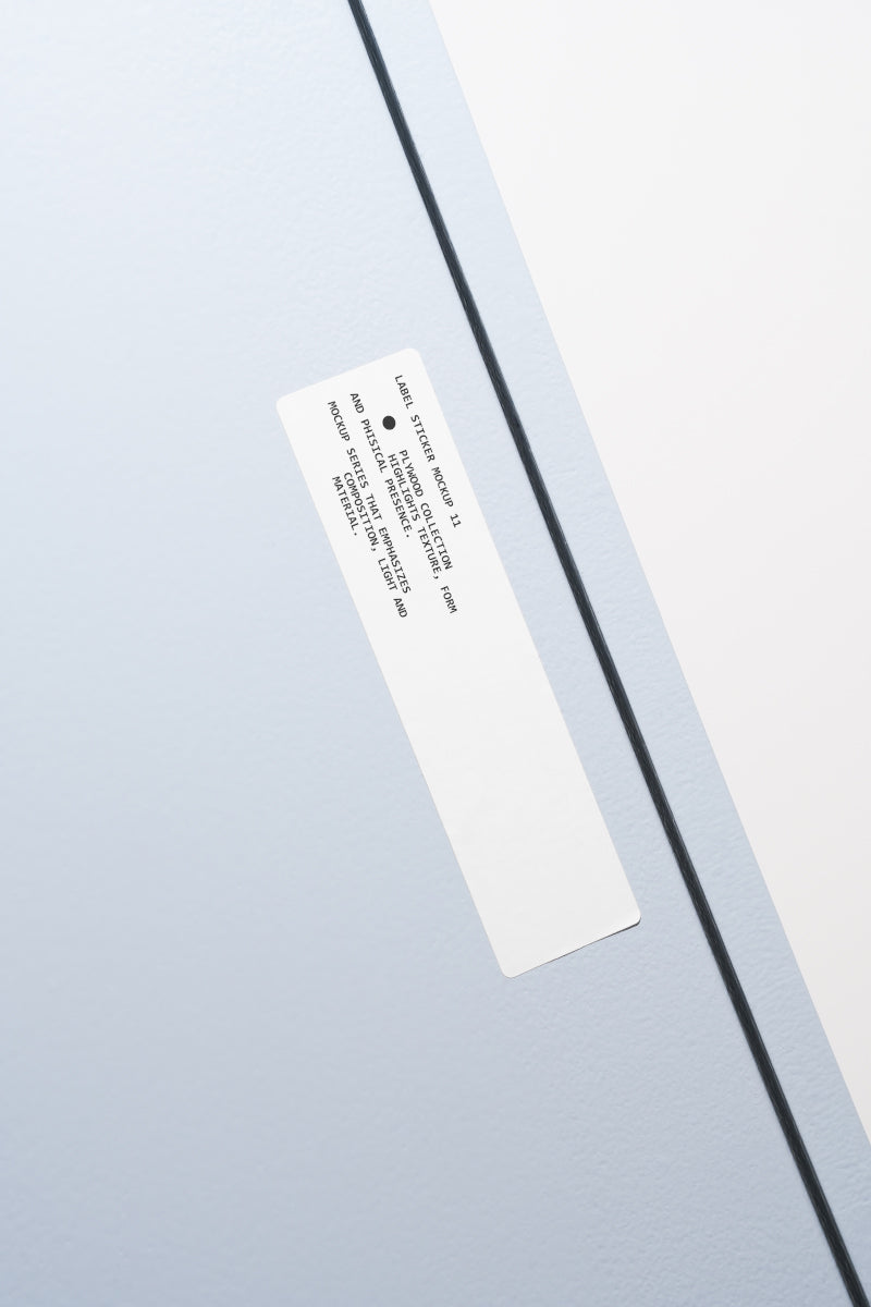 Label Sticker Mockup PW001 Just Form Mockups