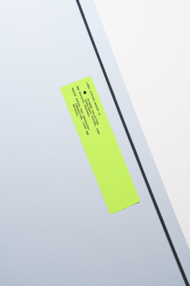 Label Sticker Mockup PW001 Just Form Mockups