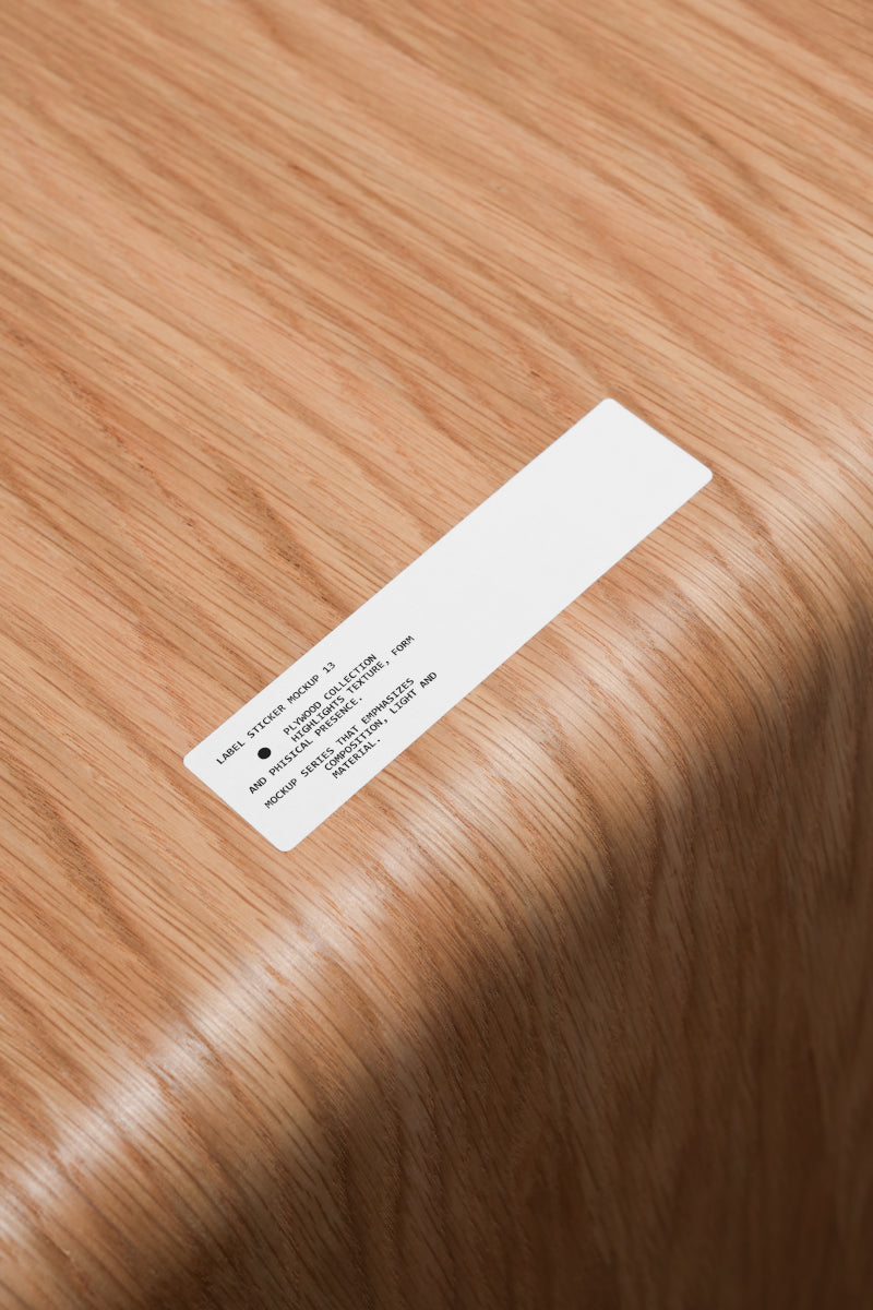 Label Sticker Mockup PW001 Just Form Mockups