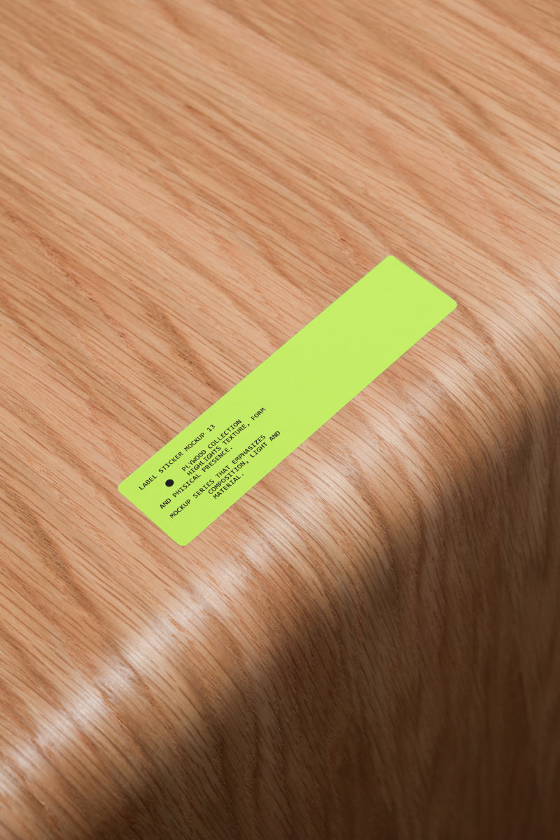 Label Sticker Mockup PW001 Just Form Mockups