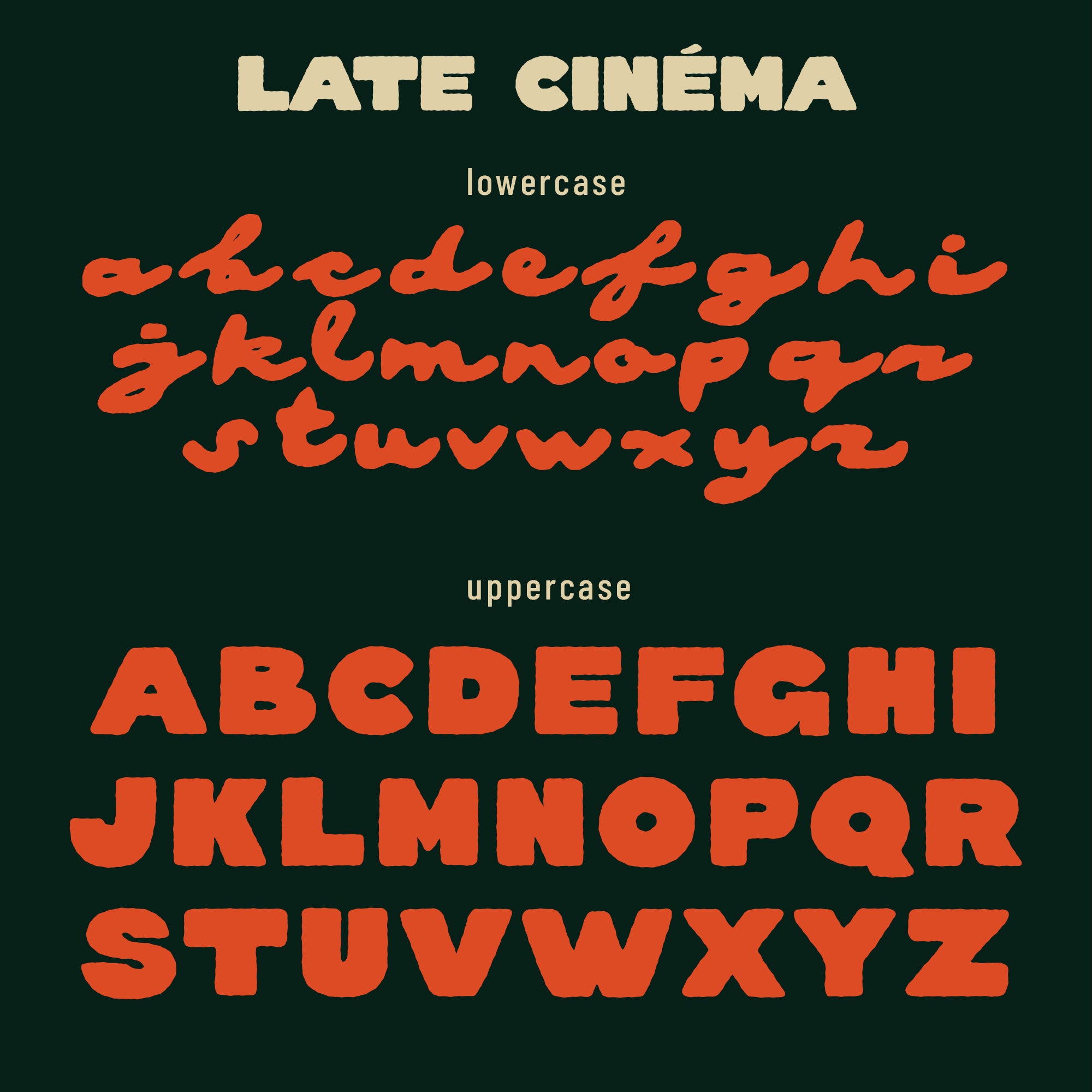 Late Cinema Handwritten Script Victoria Strukovskaya