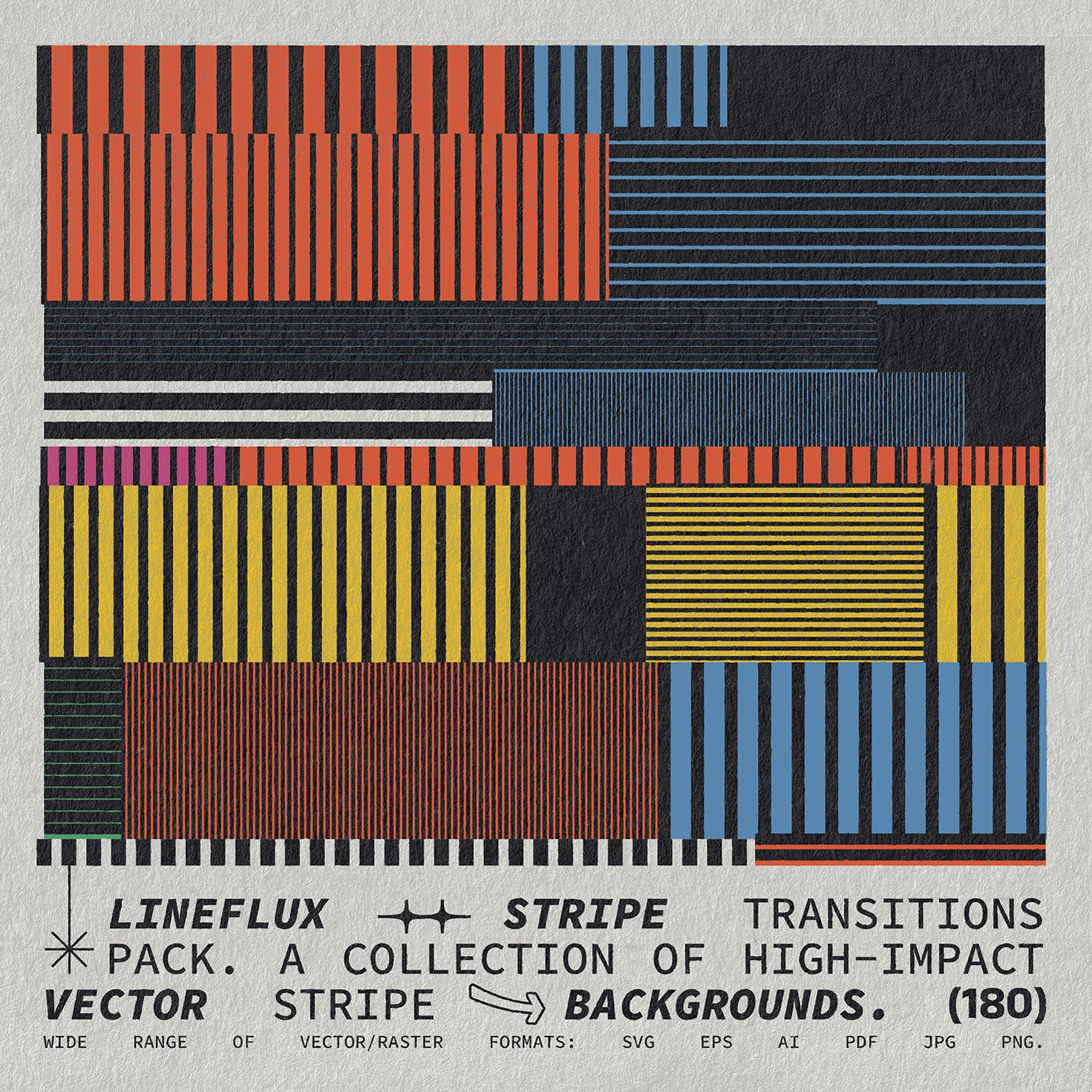 Lineflux - Vector Stripe Transitions Pack