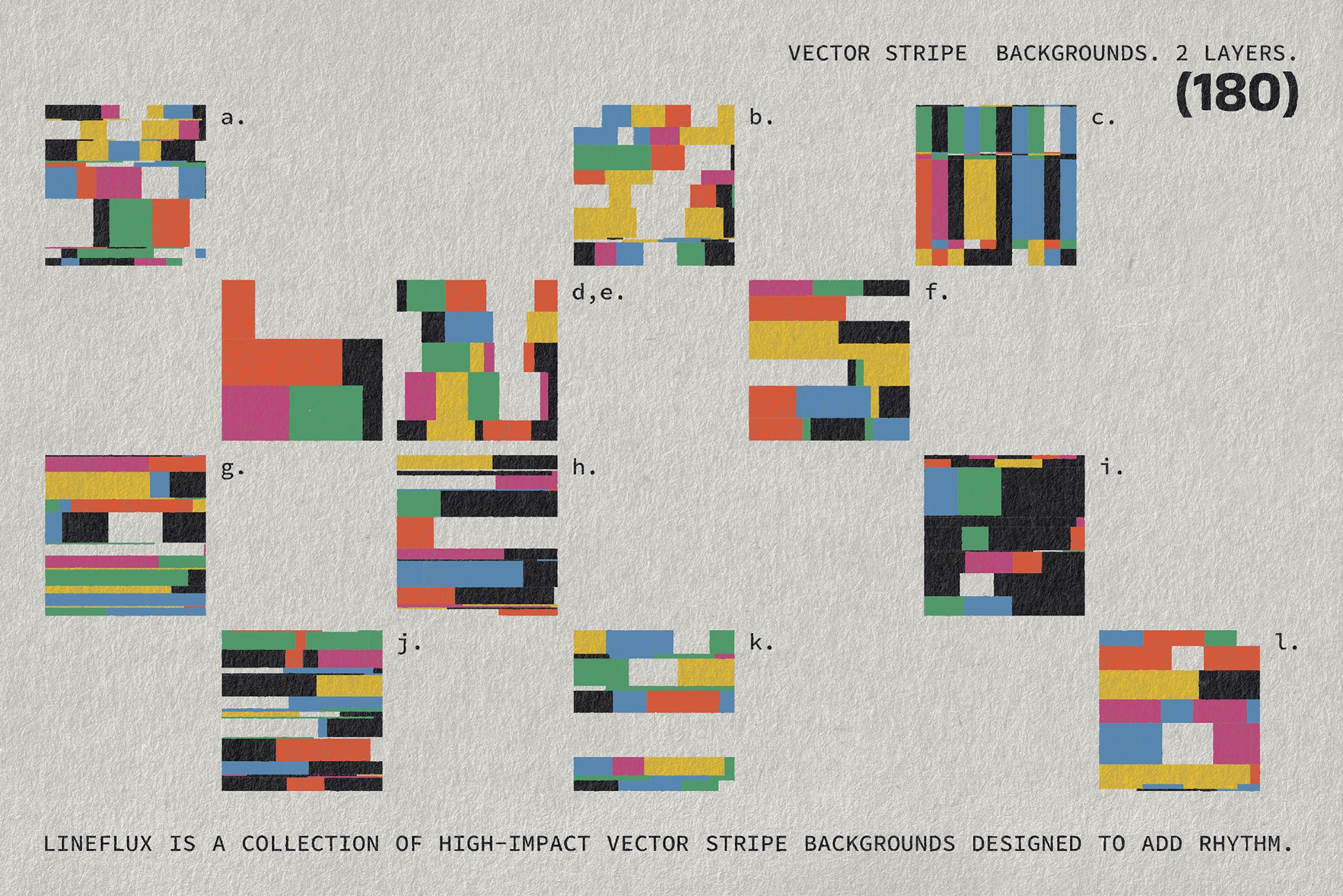 Lineflux - Vector Stripe Transitions Pack