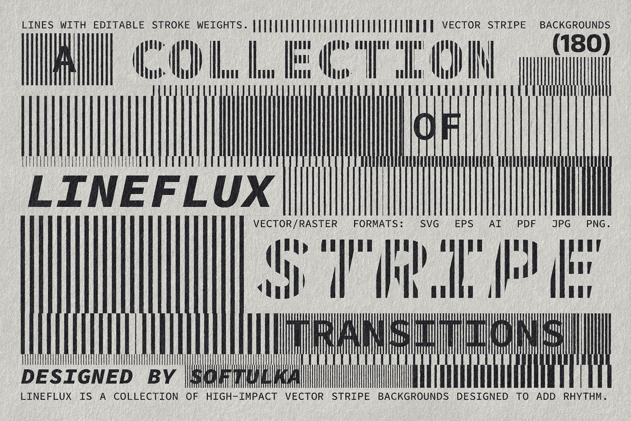 Lineflux - Vector Stripe Transitions Pack