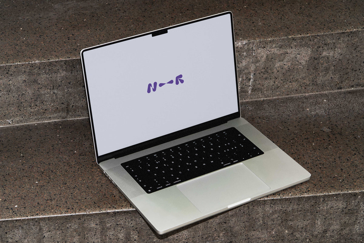 Rough Staircase MacBook Pro Mockup • LUX 015 New—Renew