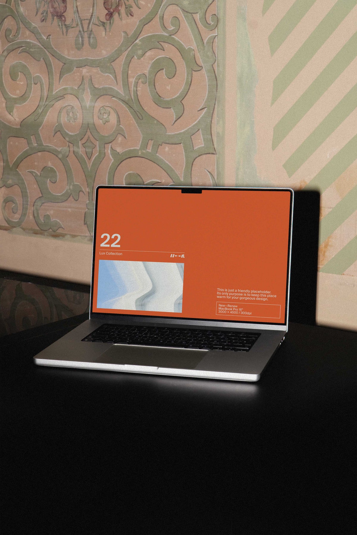 Vintage MacBook Pro Mockup • LUX 022 New—Renew