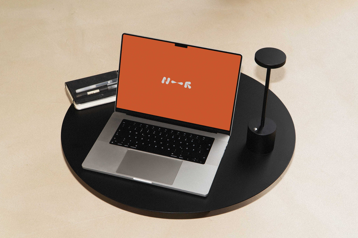 Vintage Office MacBook Pro Mockup • LUX 030 New—Renew