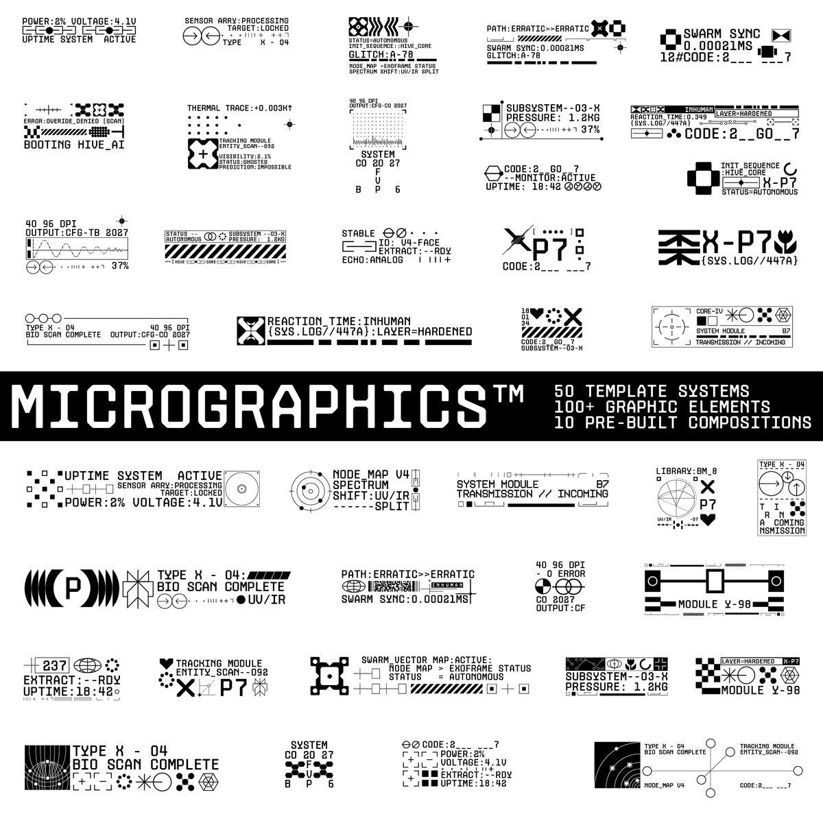 Micrographics Elements Pack Nikos Christopoulos