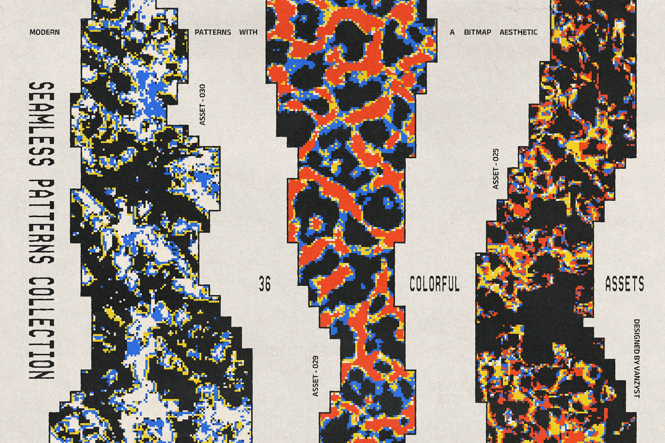 Microscopic Seamless Patterns Collection Vanzyst