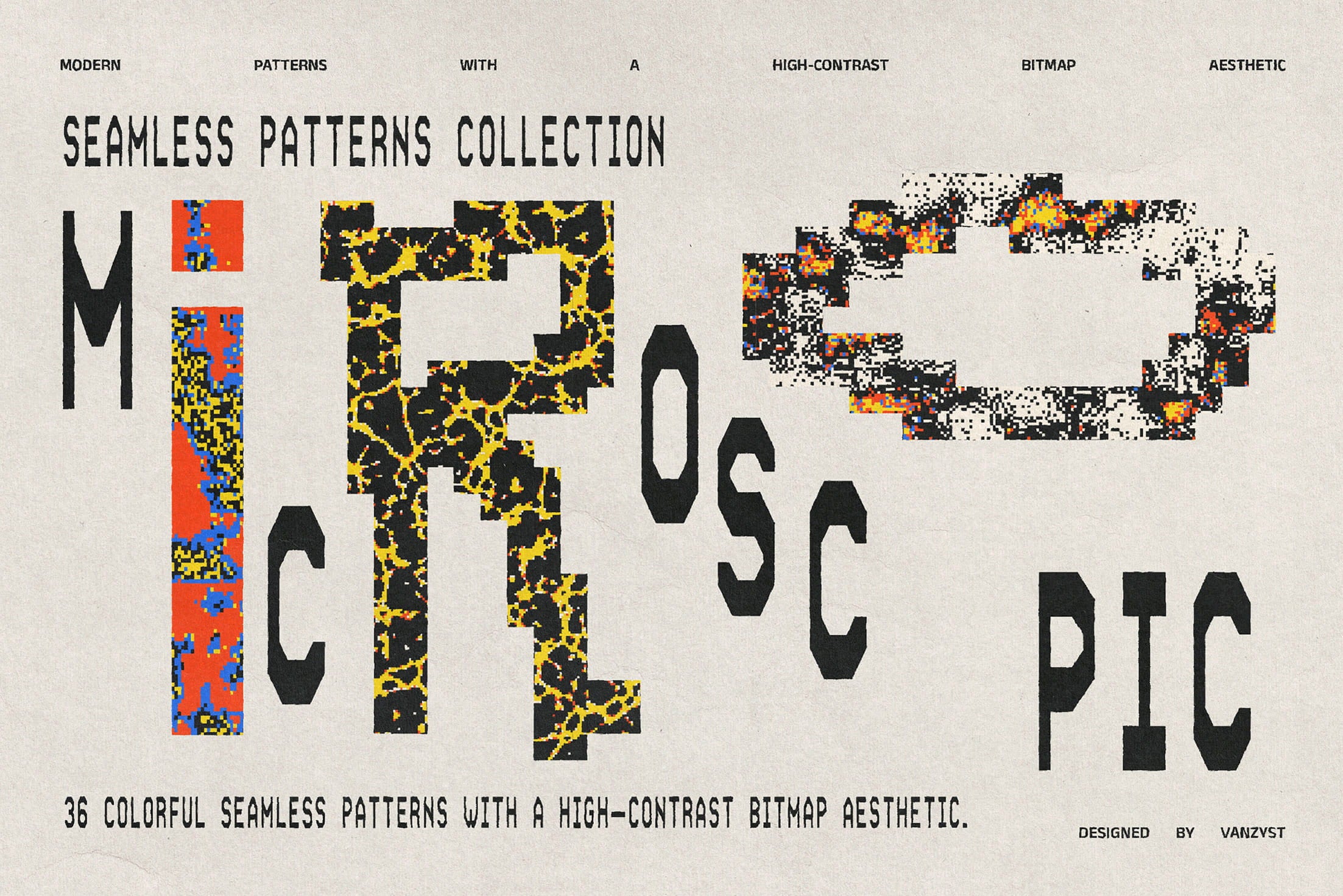 Microscopic Seamless Patterns Collection Vanzyst