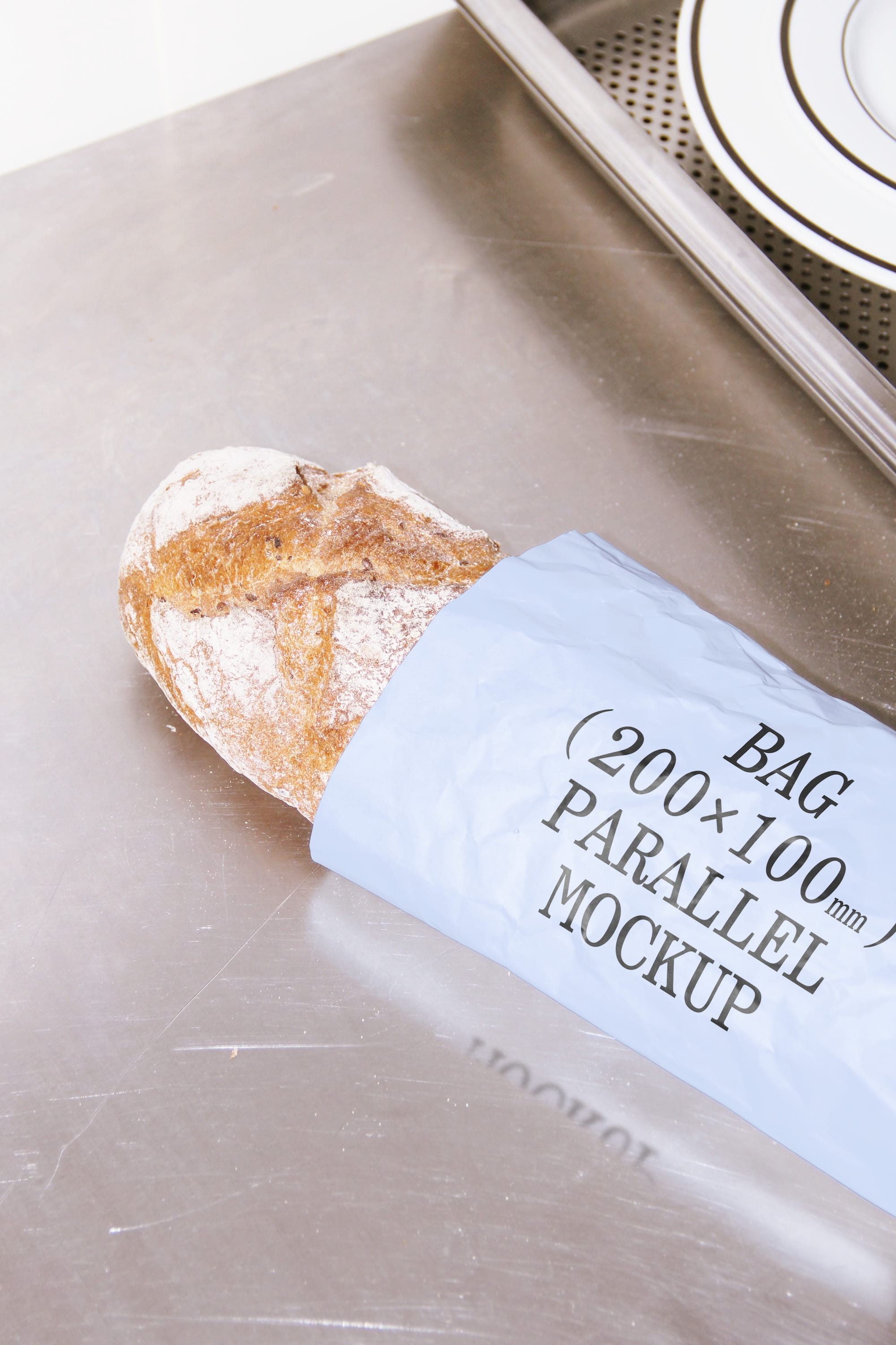 Takeaway Bag Mockup BI-A-55 Parallel Mockup