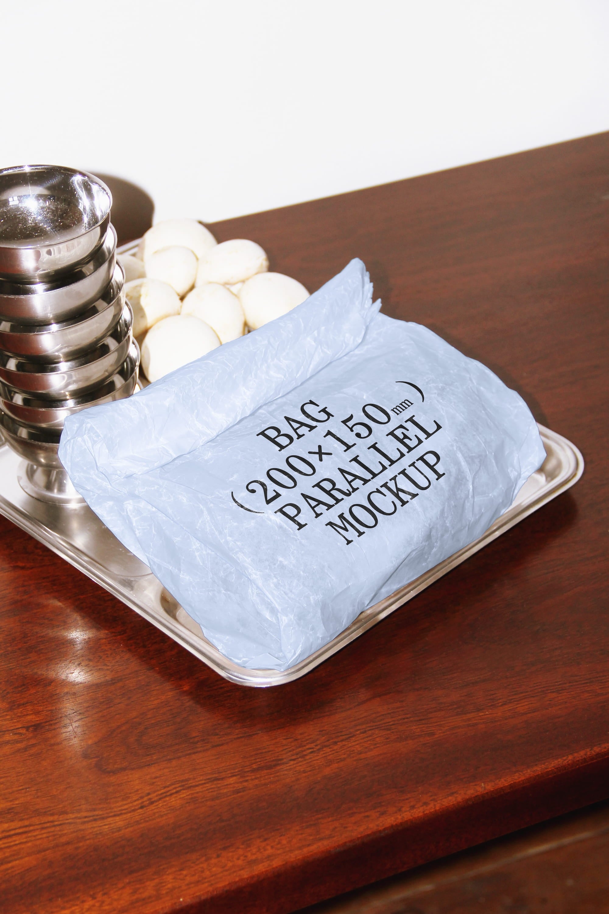 Paper Bag Mockup BI-A-60 Parallel Mockup