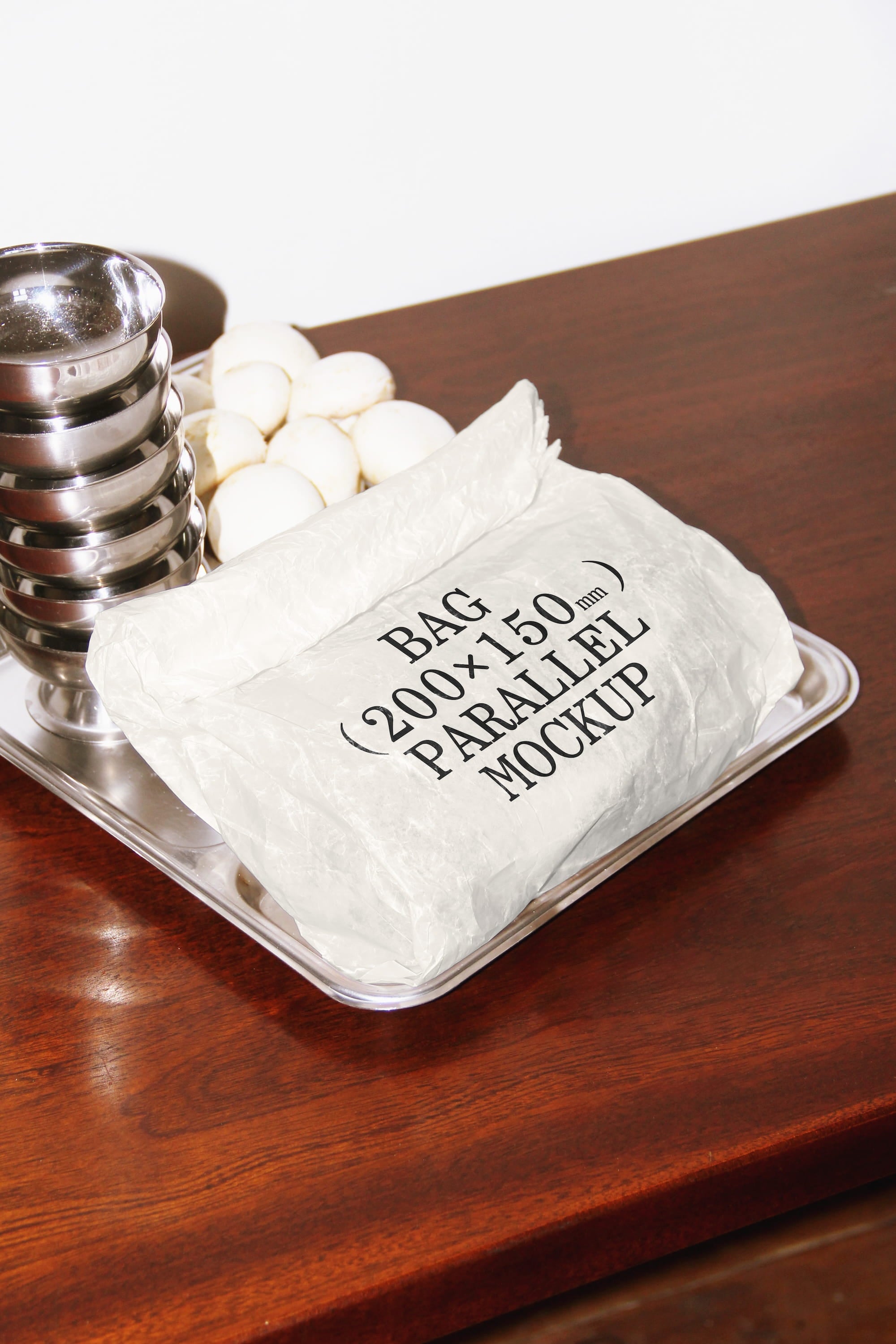 Paper Bag Mockup BI-A-60 Parallel Mockup