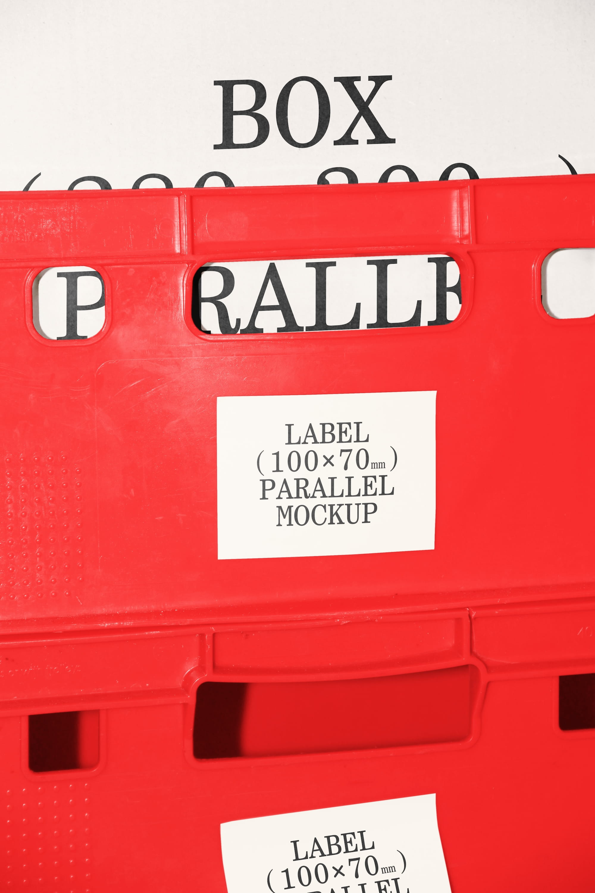 Box Mockup BI-A-30 Parallel Mockup