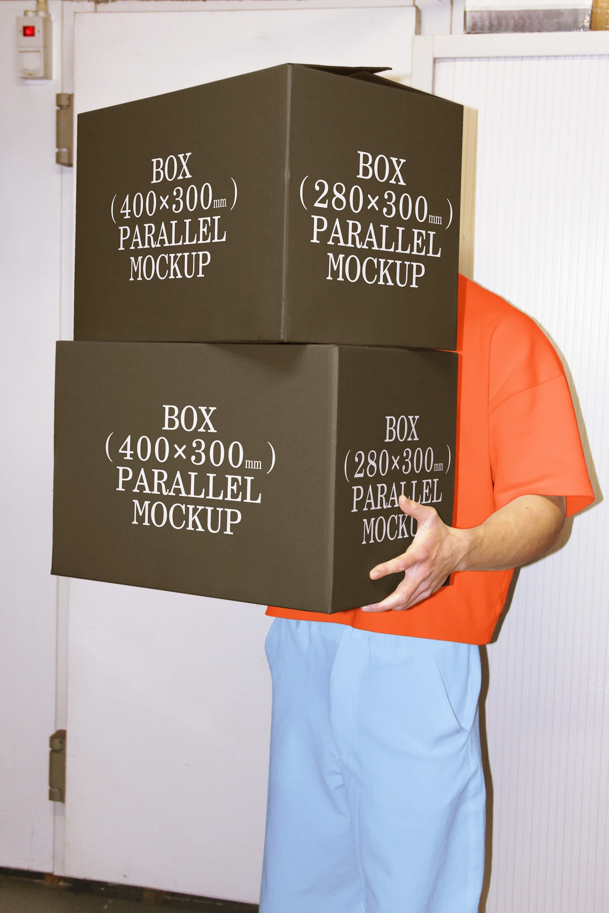 Box Mockup BI-A-32 Parallel Mockup