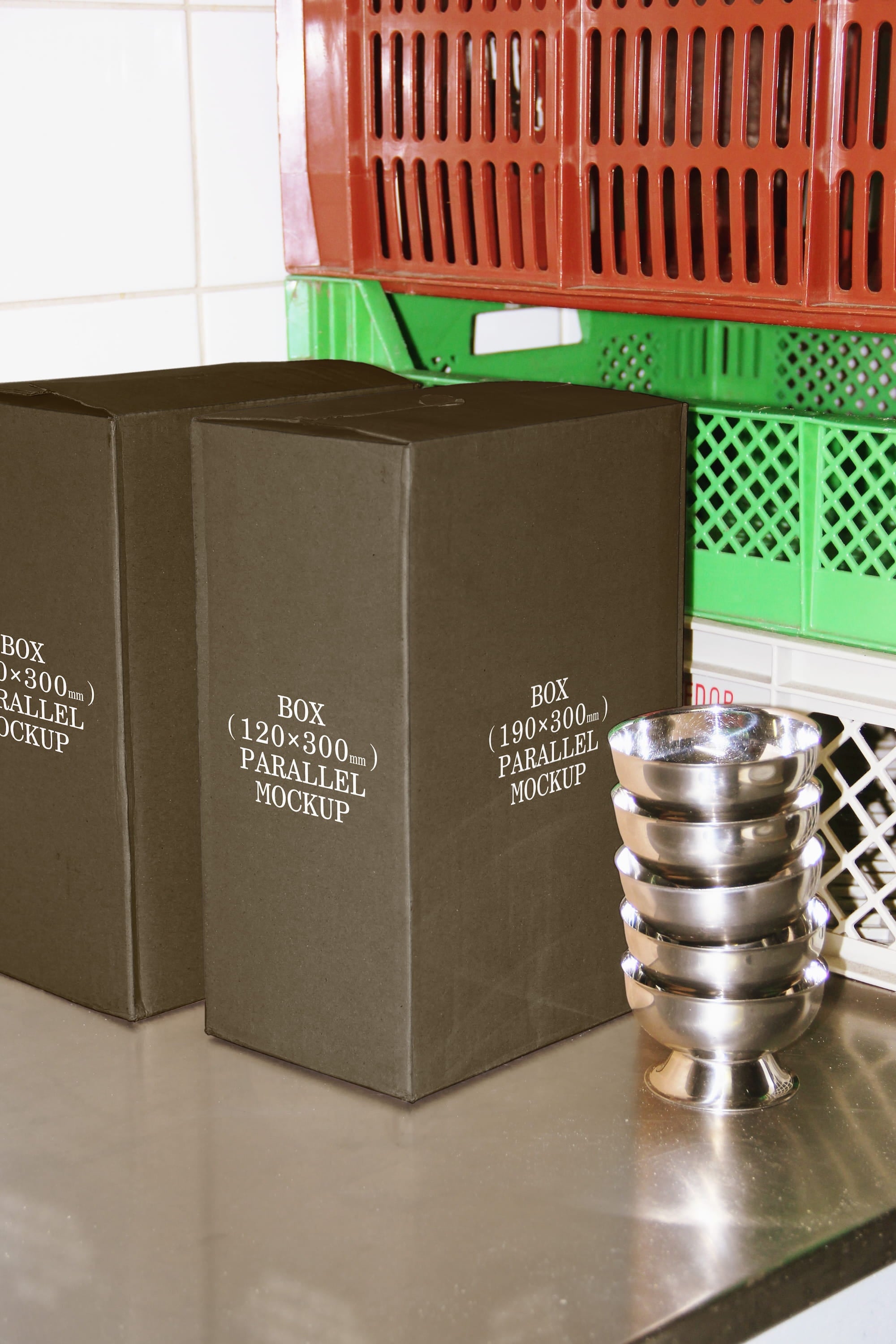 Box Mockup BI-A-44 Parallel Mockup