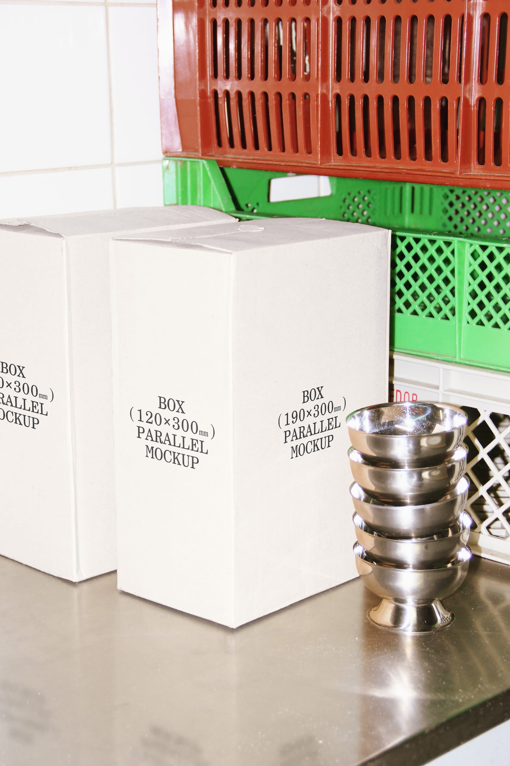 Box Mockup BI-A-44 Parallel Mockup