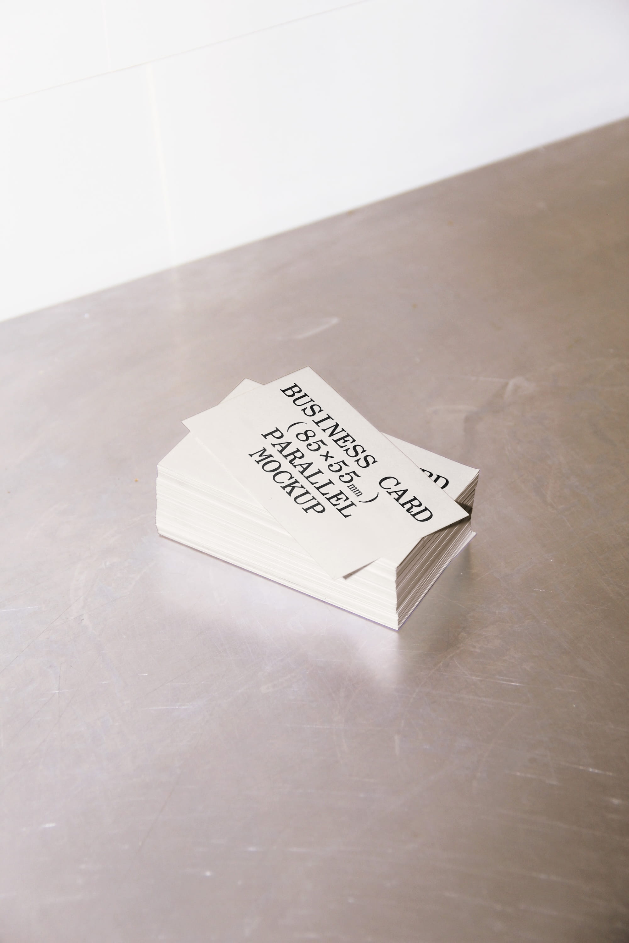 Business Card Mockup BI-A-49 Parallel Mockup