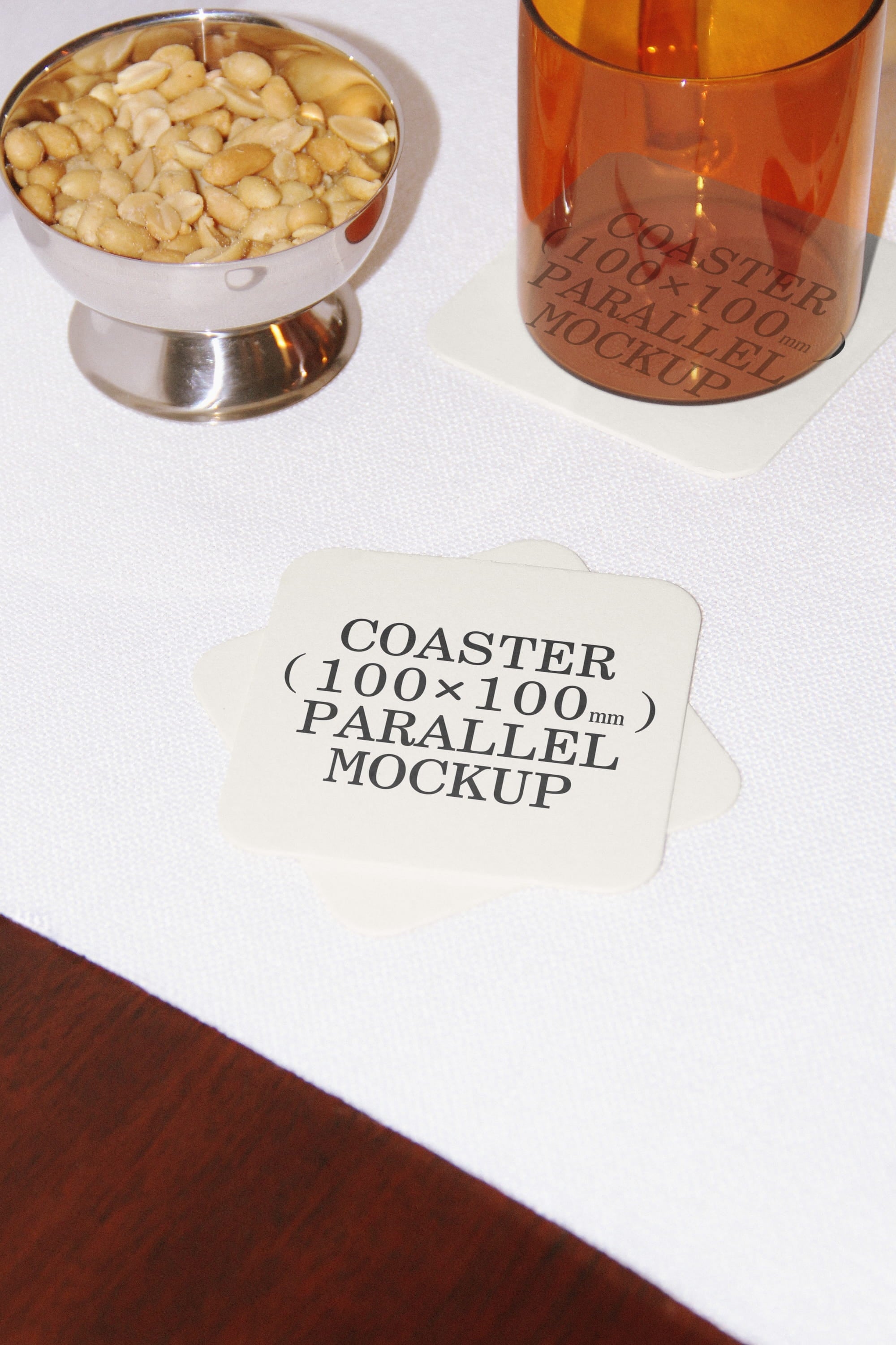 Coaster Mockup BI-A-66 Parallel Mockup