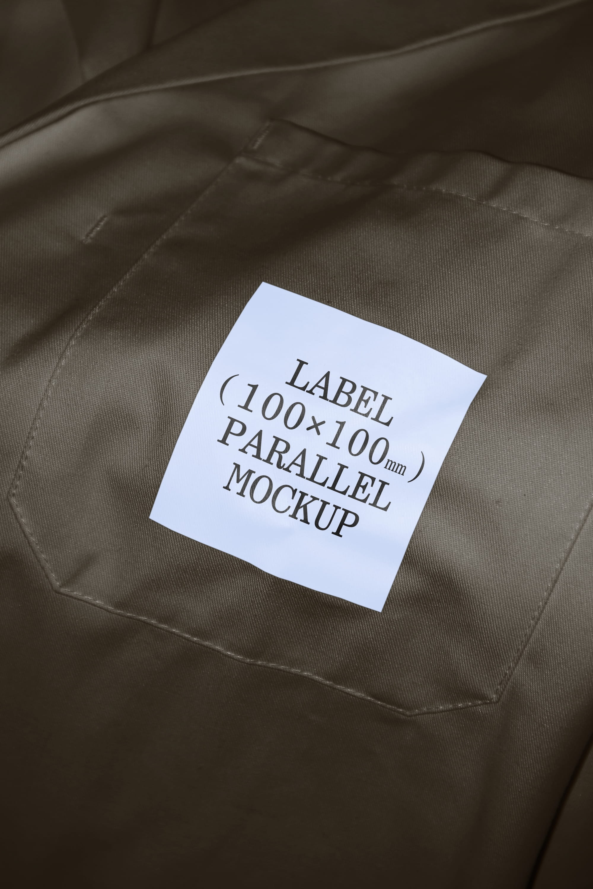 Label Mockup BI-A-29 Parallel Mockup