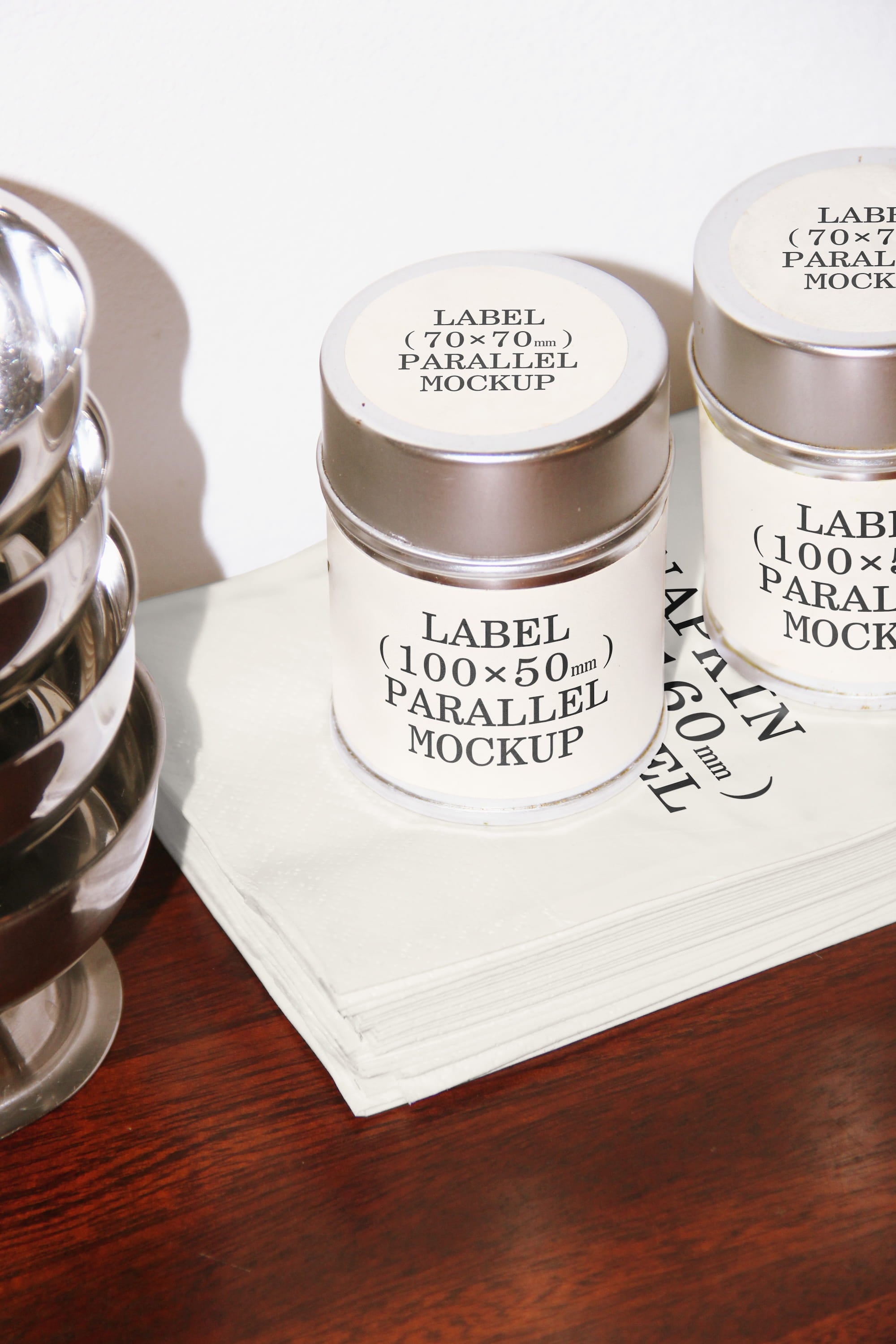 Tin Canister Mockup BI-A-65 Parallel Mockup