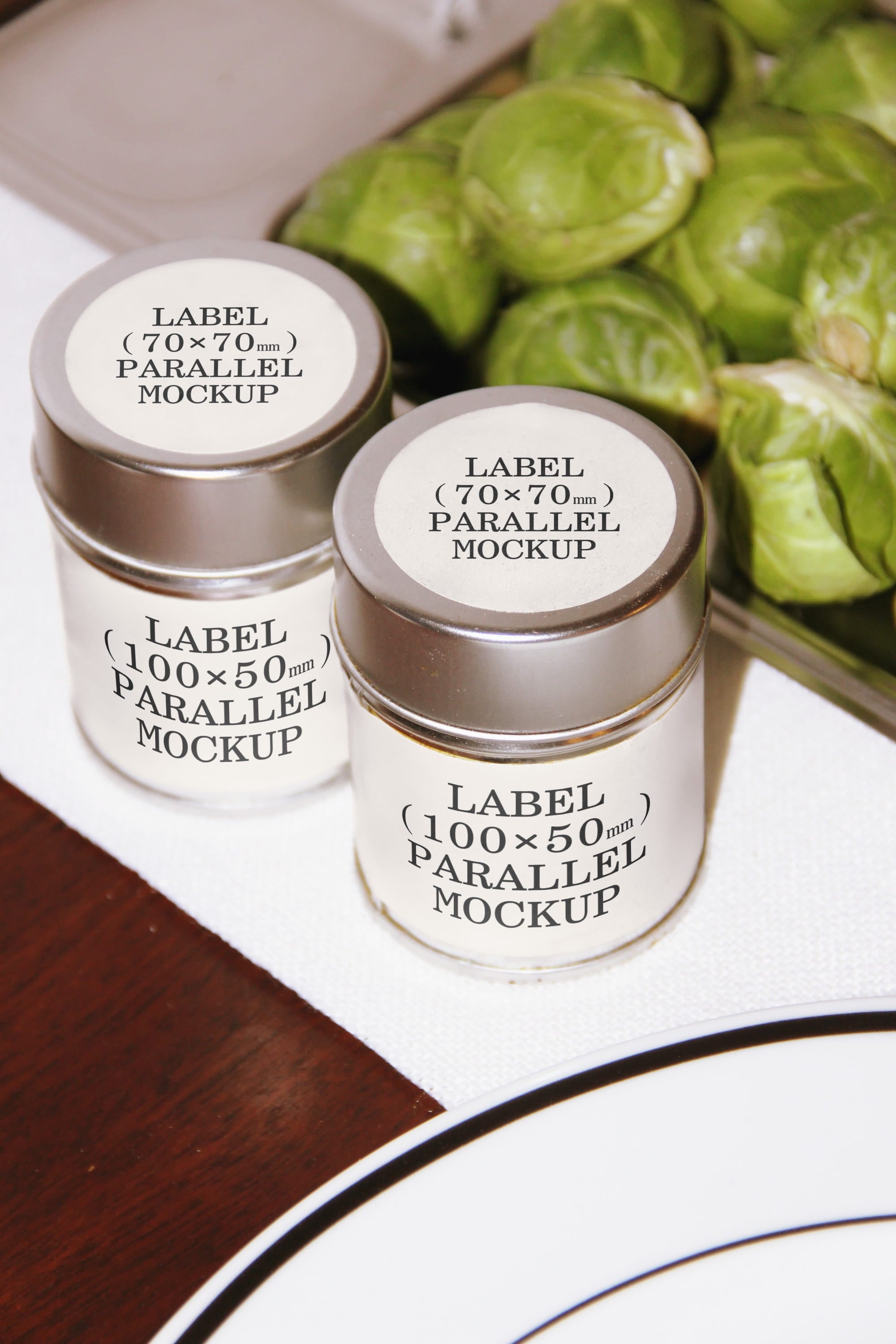 Tin Canister Mockup BI-A-67 Parallel Mockup