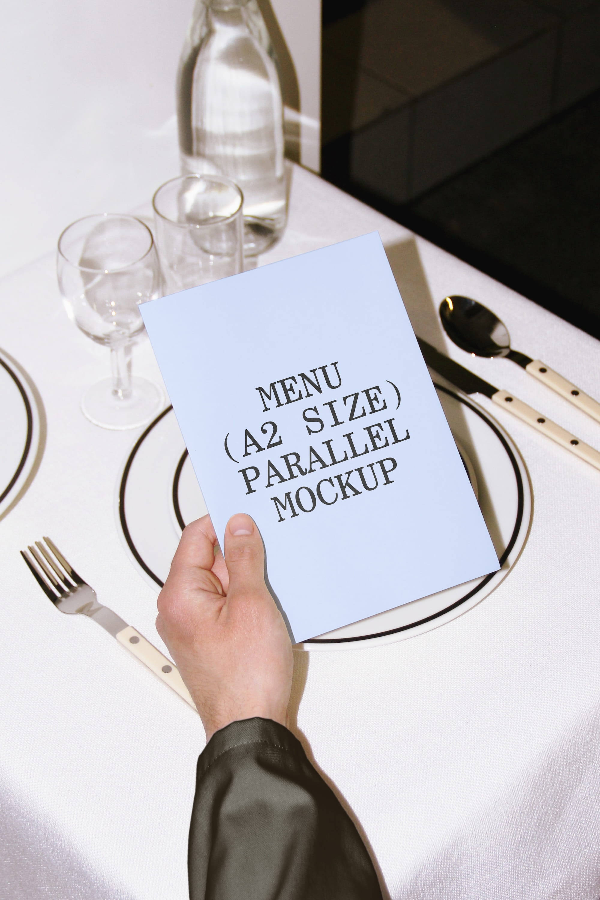 Menu Mockup BI-A-04 Parallel Mockup