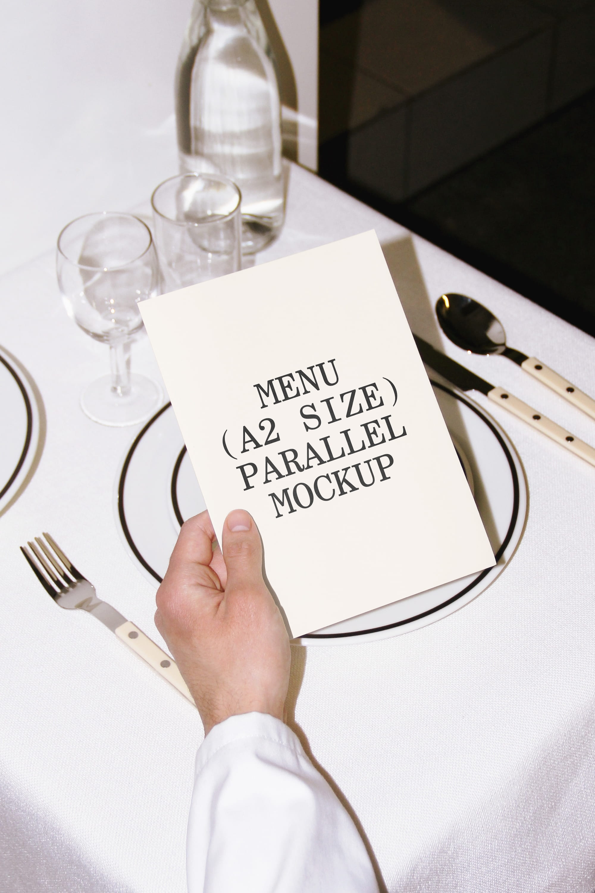 Menu Mockup BI-A-04 Parallel Mockup