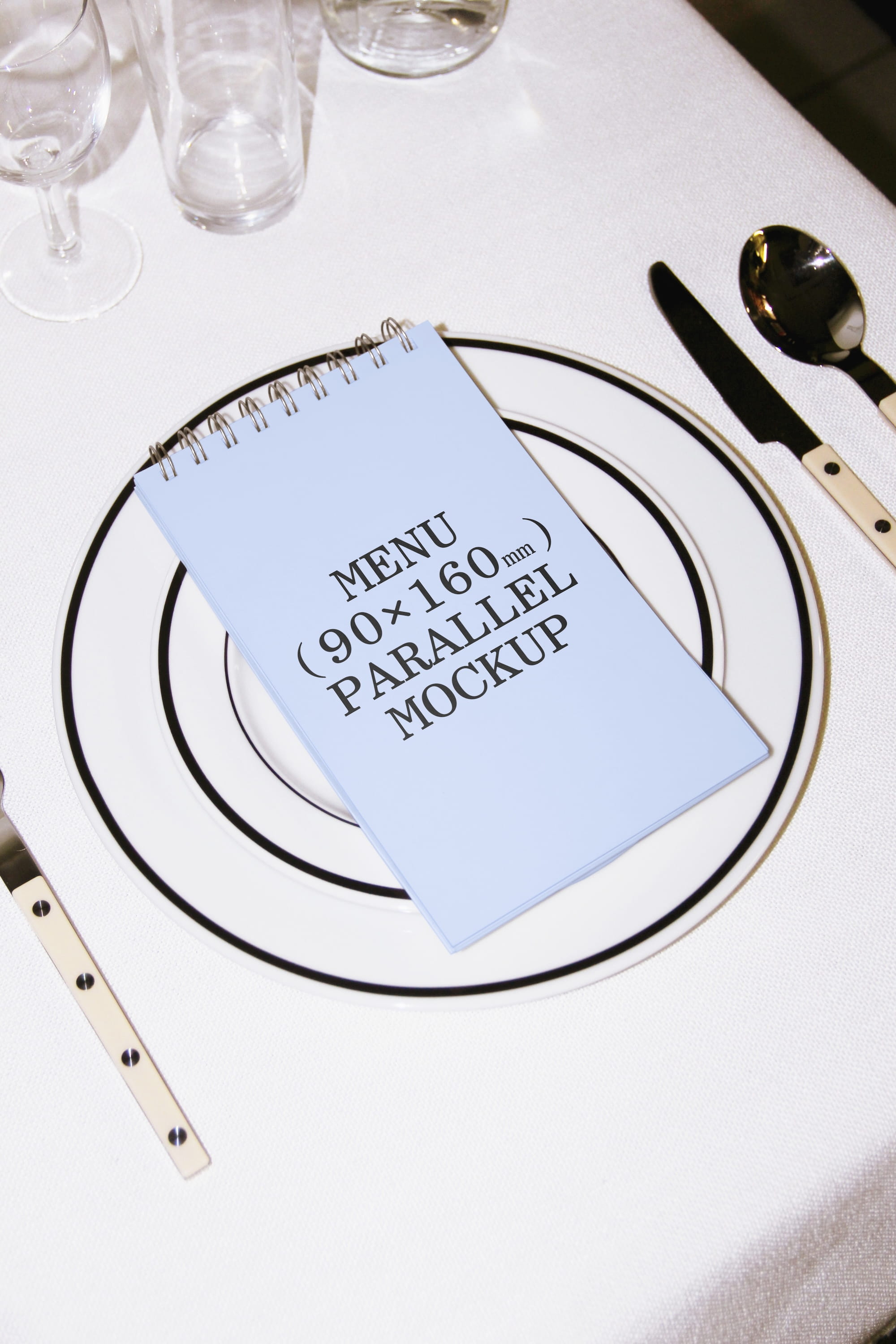 Menu Mockup BI-A-06 Parallel Mockup