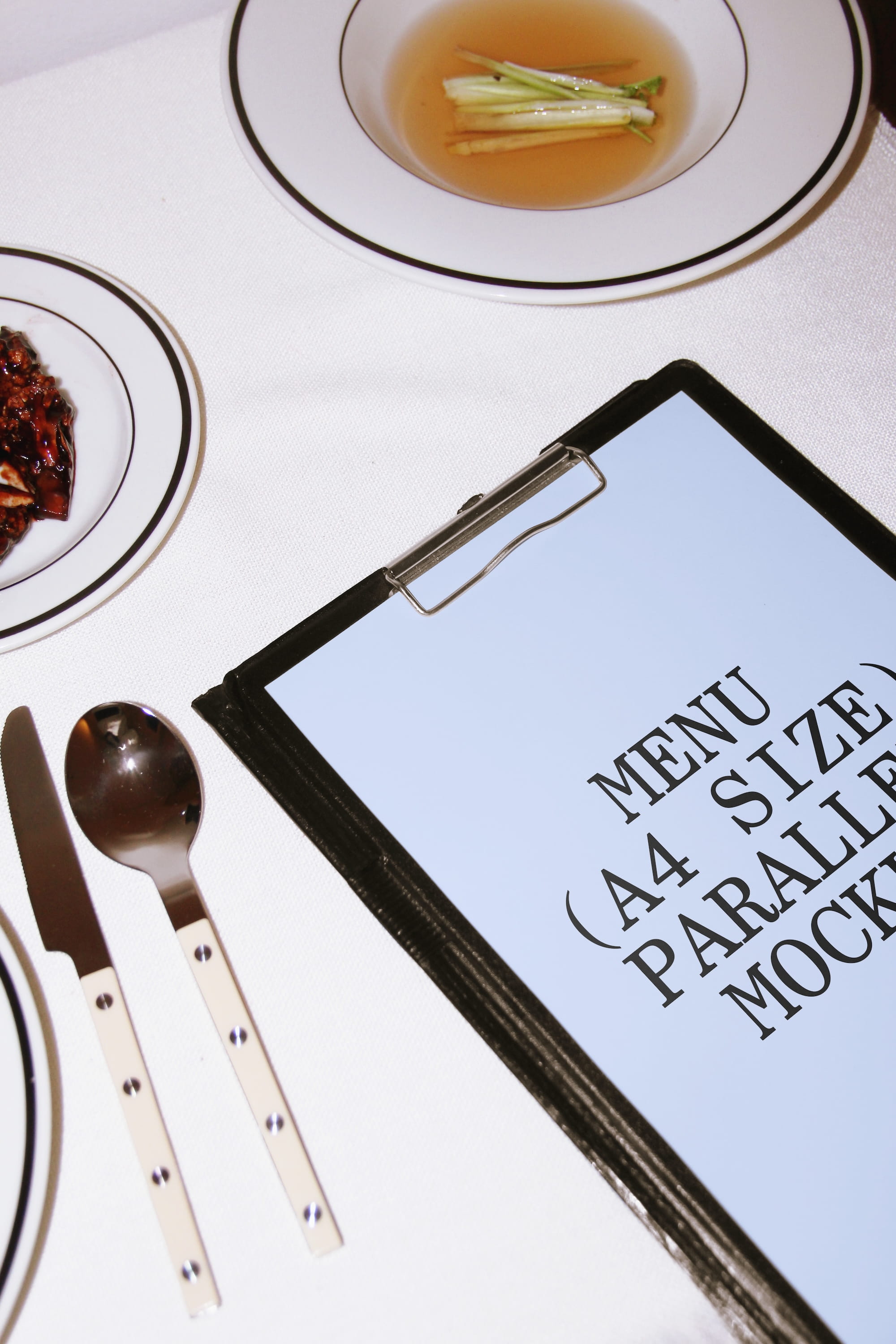 Menu Mockup BI-A-08 Parallel Mockup