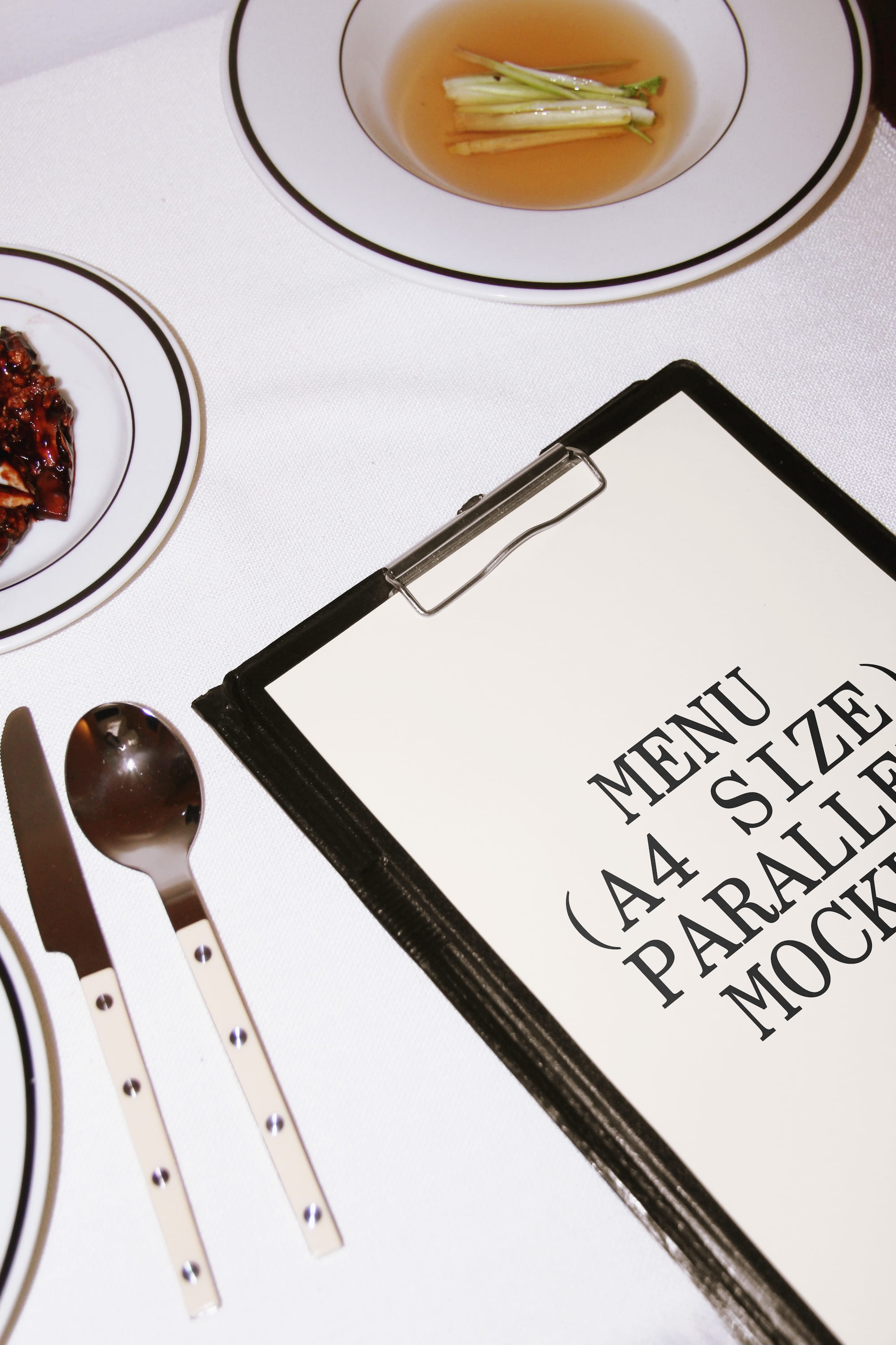 Menu Mockup BI-A-08 Parallel Mockup
