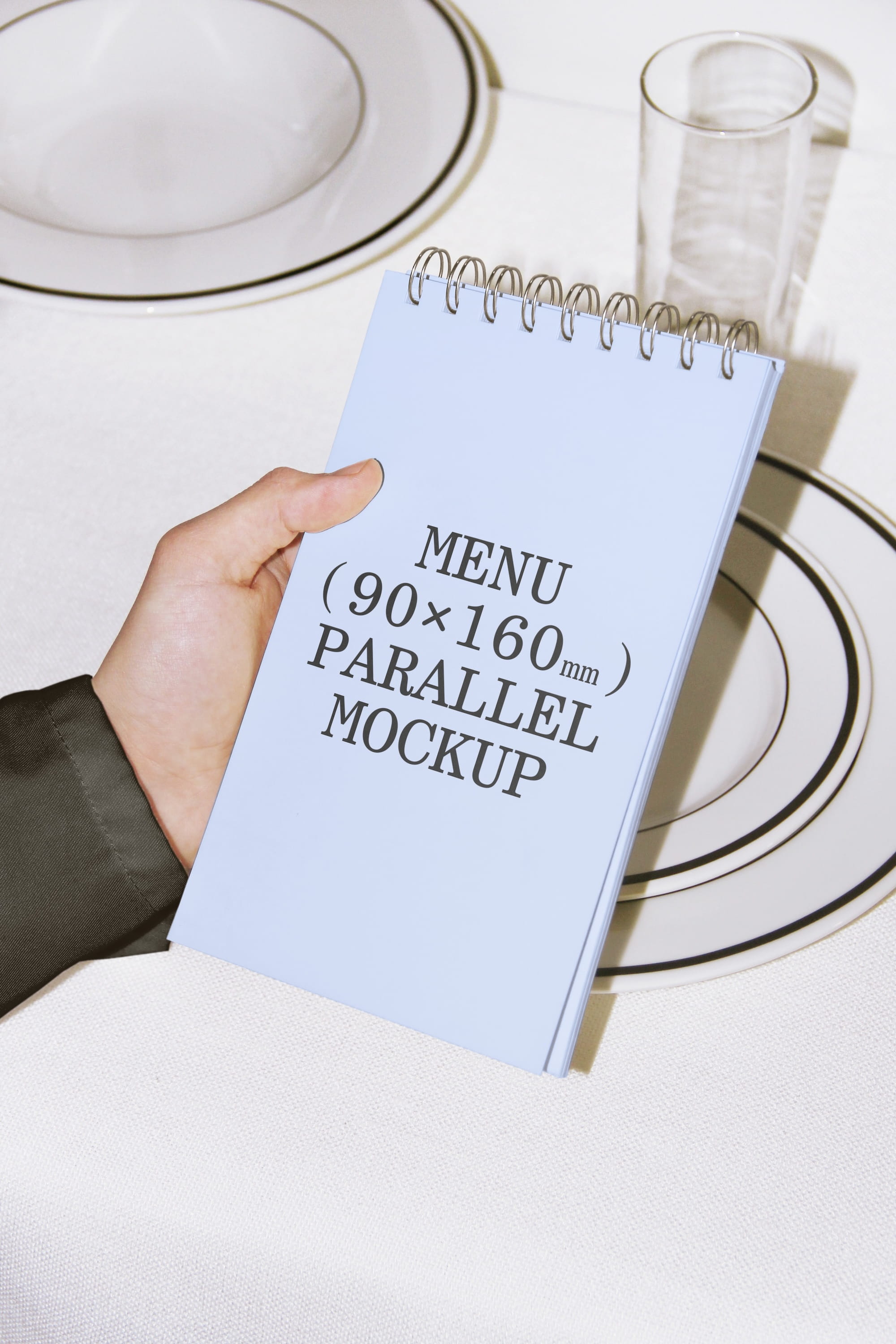 Menu Mockup BI-A-09 Parallel Mockup