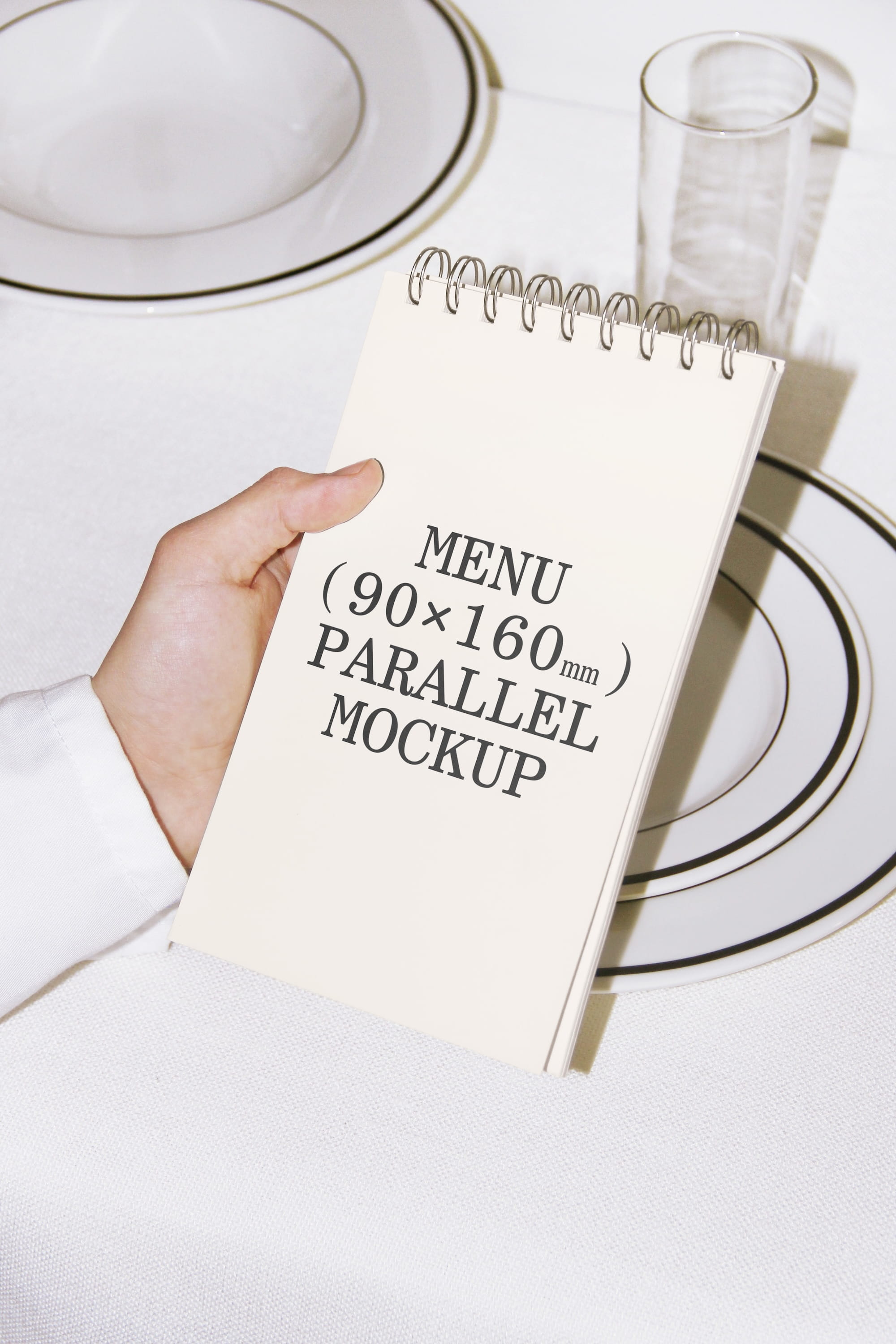 Menu Mockup BI-A-09 Parallel Mockup