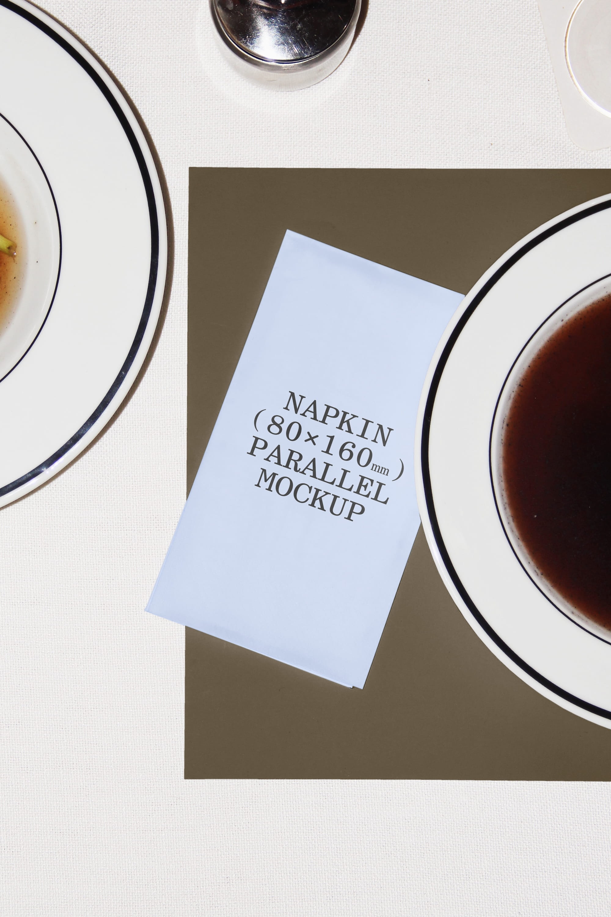 Napkin Mockup BI-A-05 Parallel Mockup