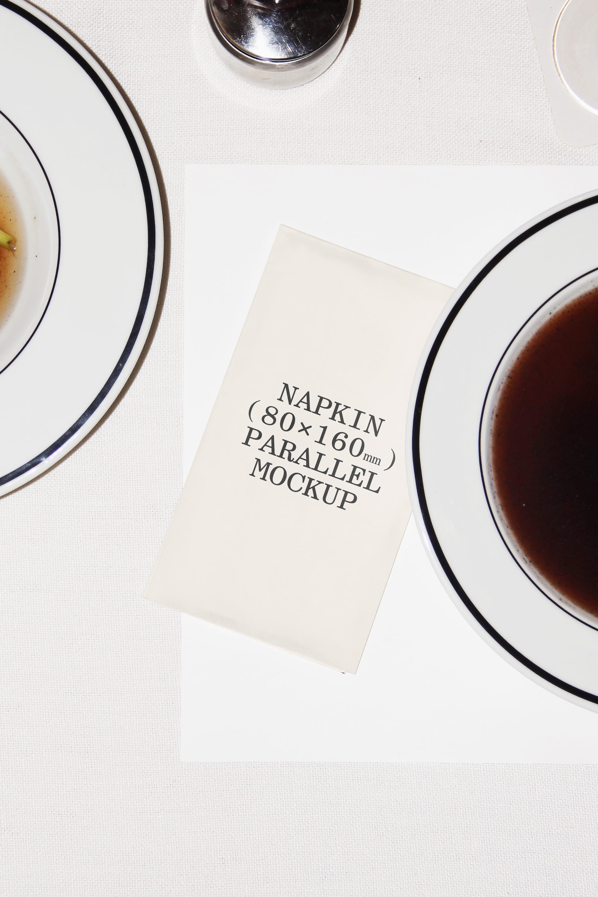 Napkin Mockup BI-A-05 Parallel Mockup