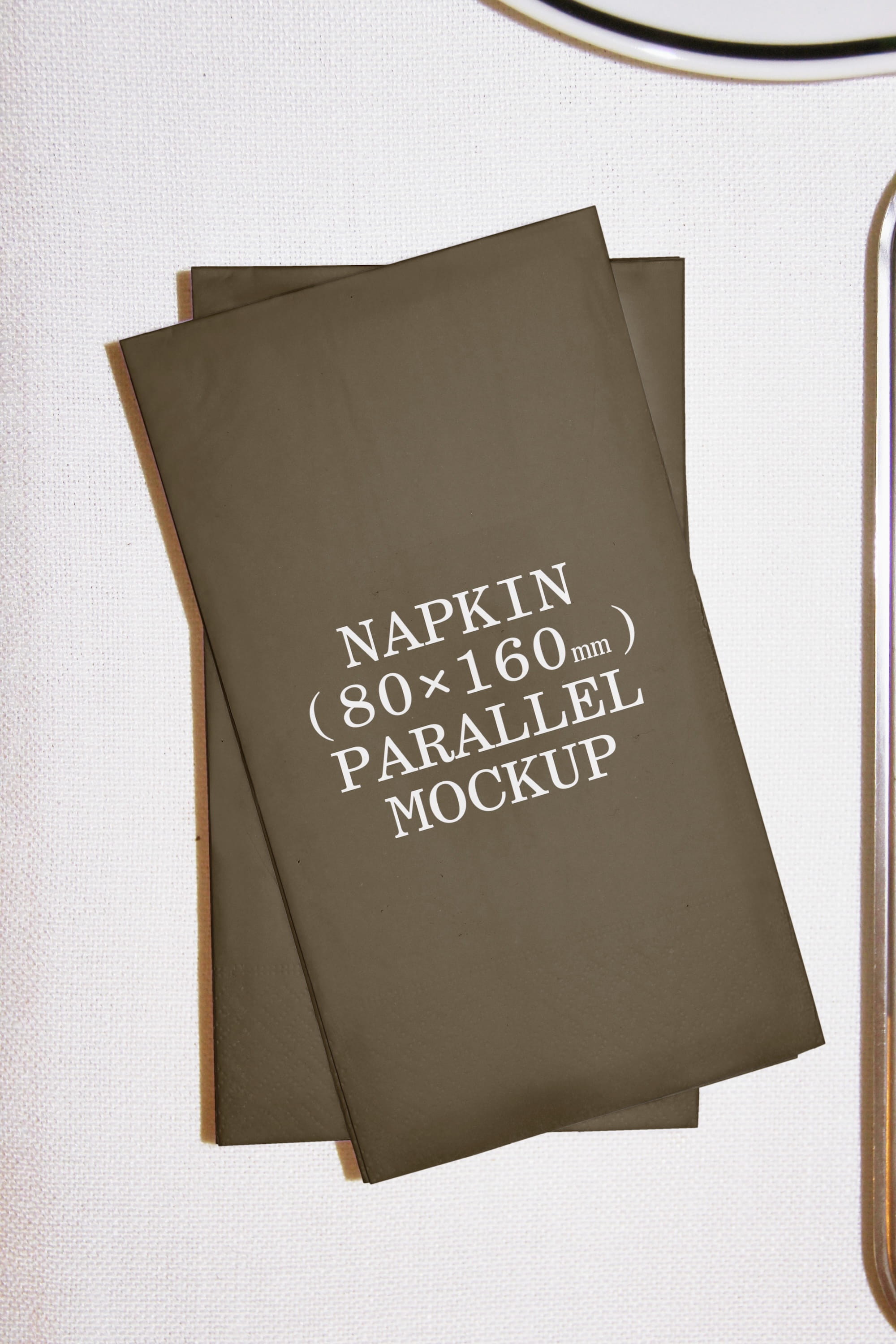 Napkin Mockup BI-A-10 Parallel Mockup