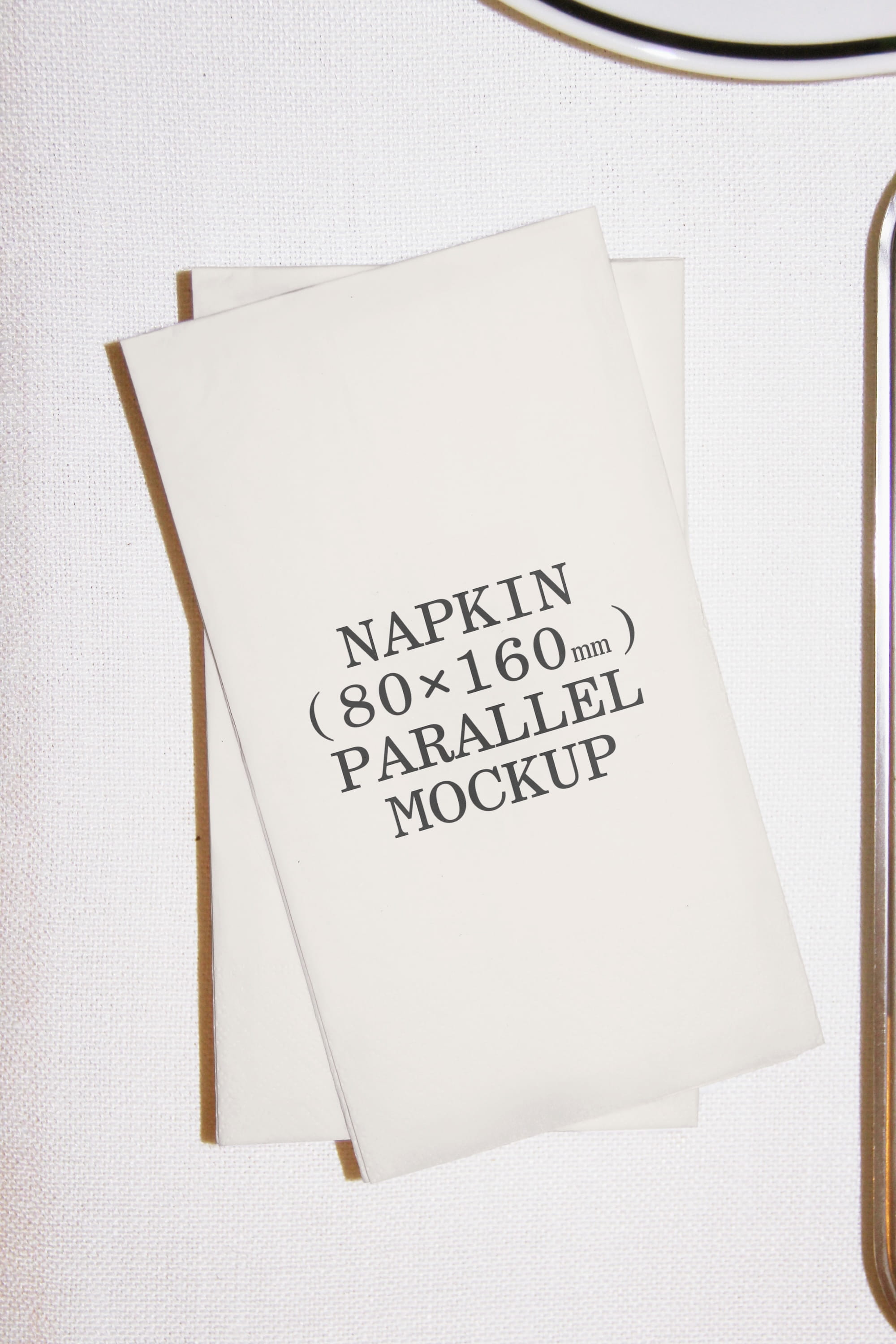 Napkin Mockup BI-A-10 Parallel Mockup