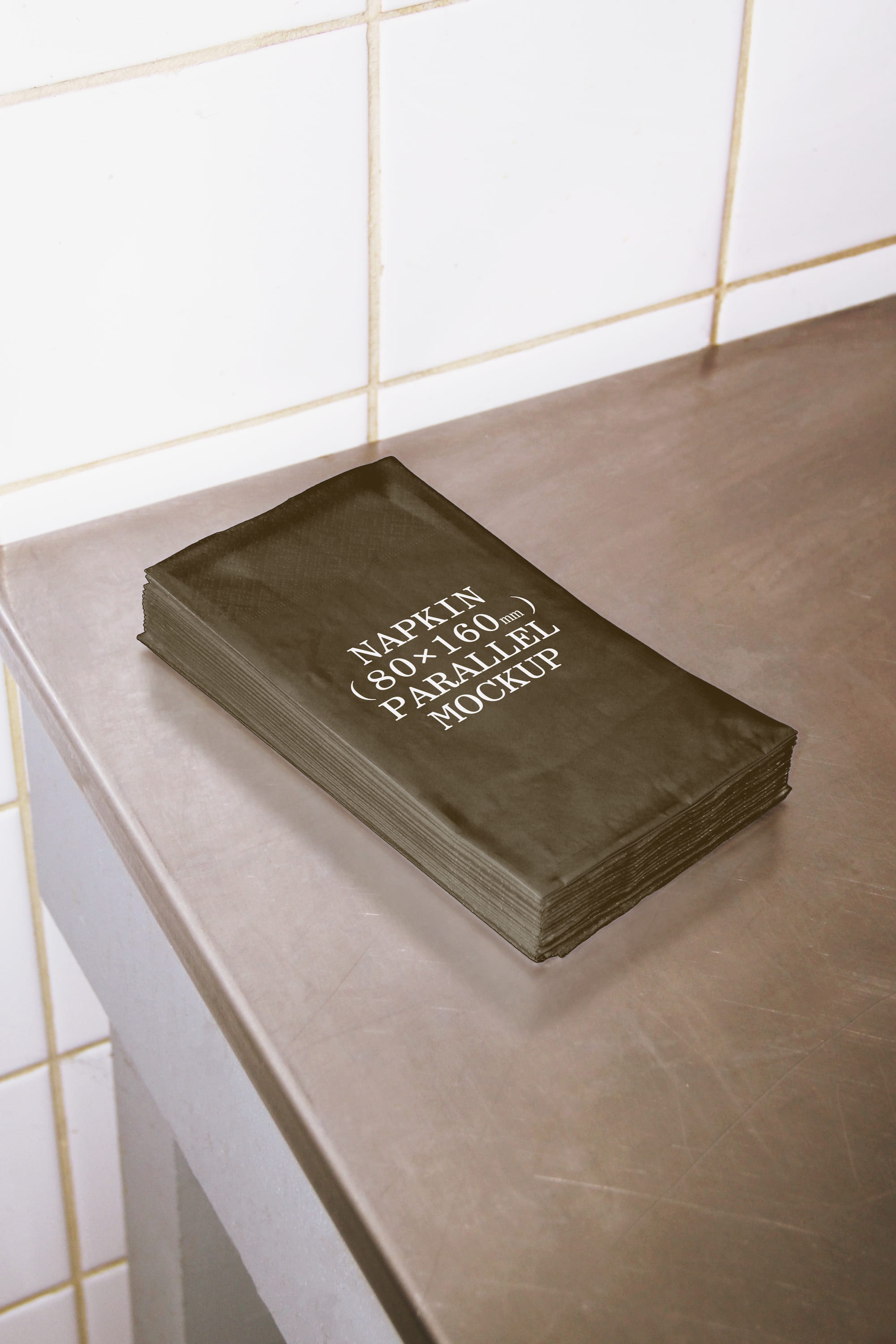 Napkin Mockup BI-A-40 Parallel Mockup