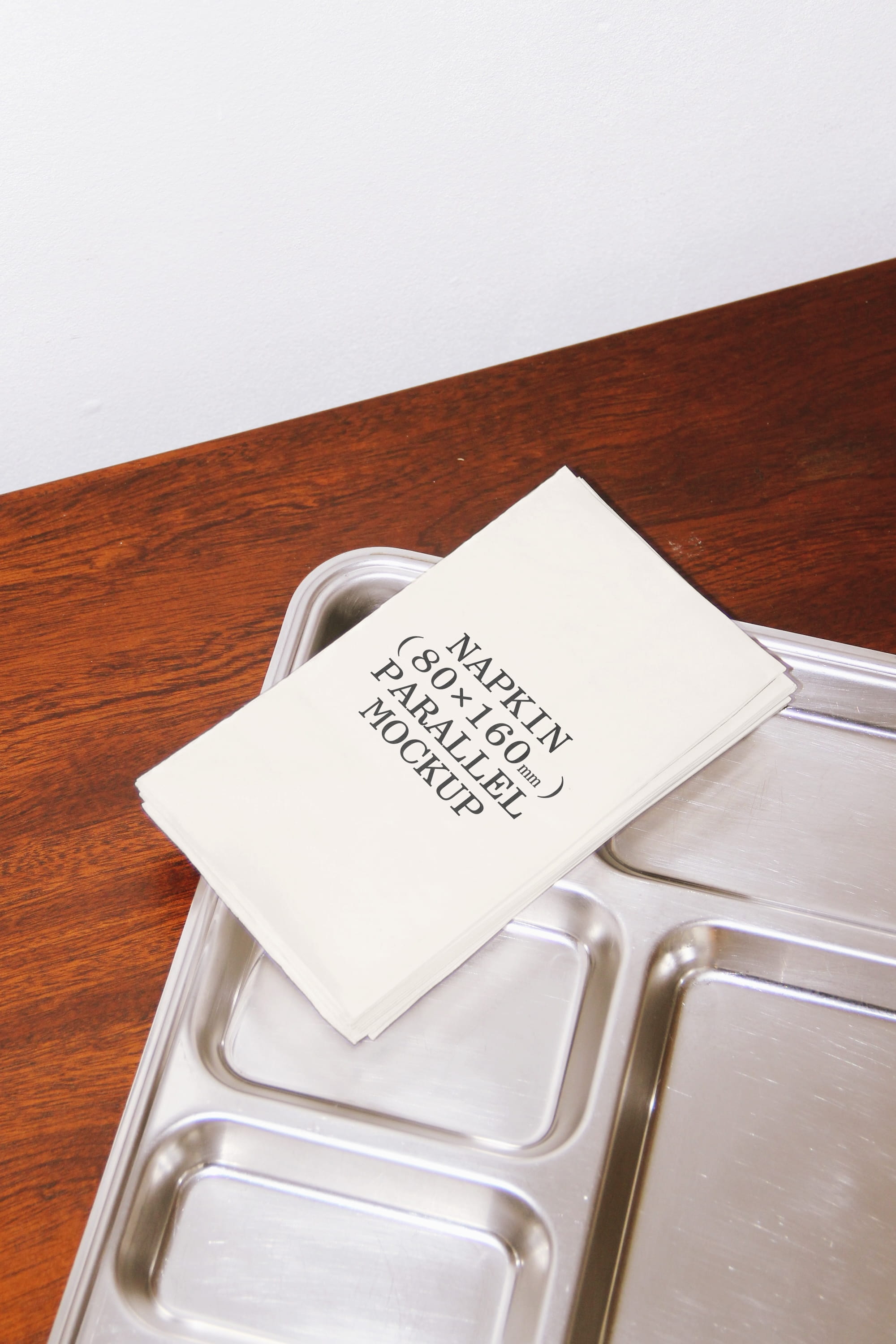 Napkin Mockup BI-A-70 Parallel Mockup