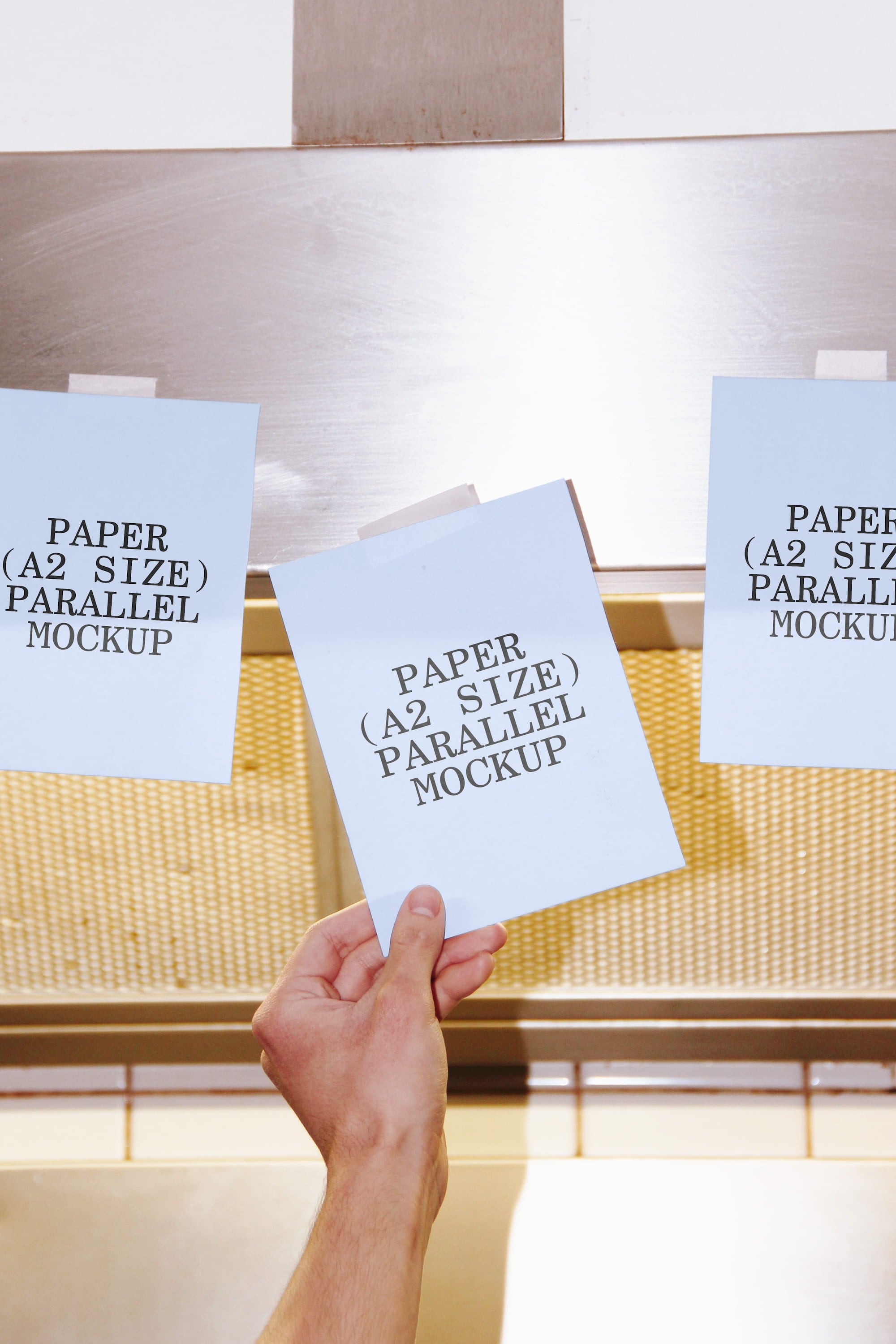 Paper Mockup BI-A-19 Parallel Mockup