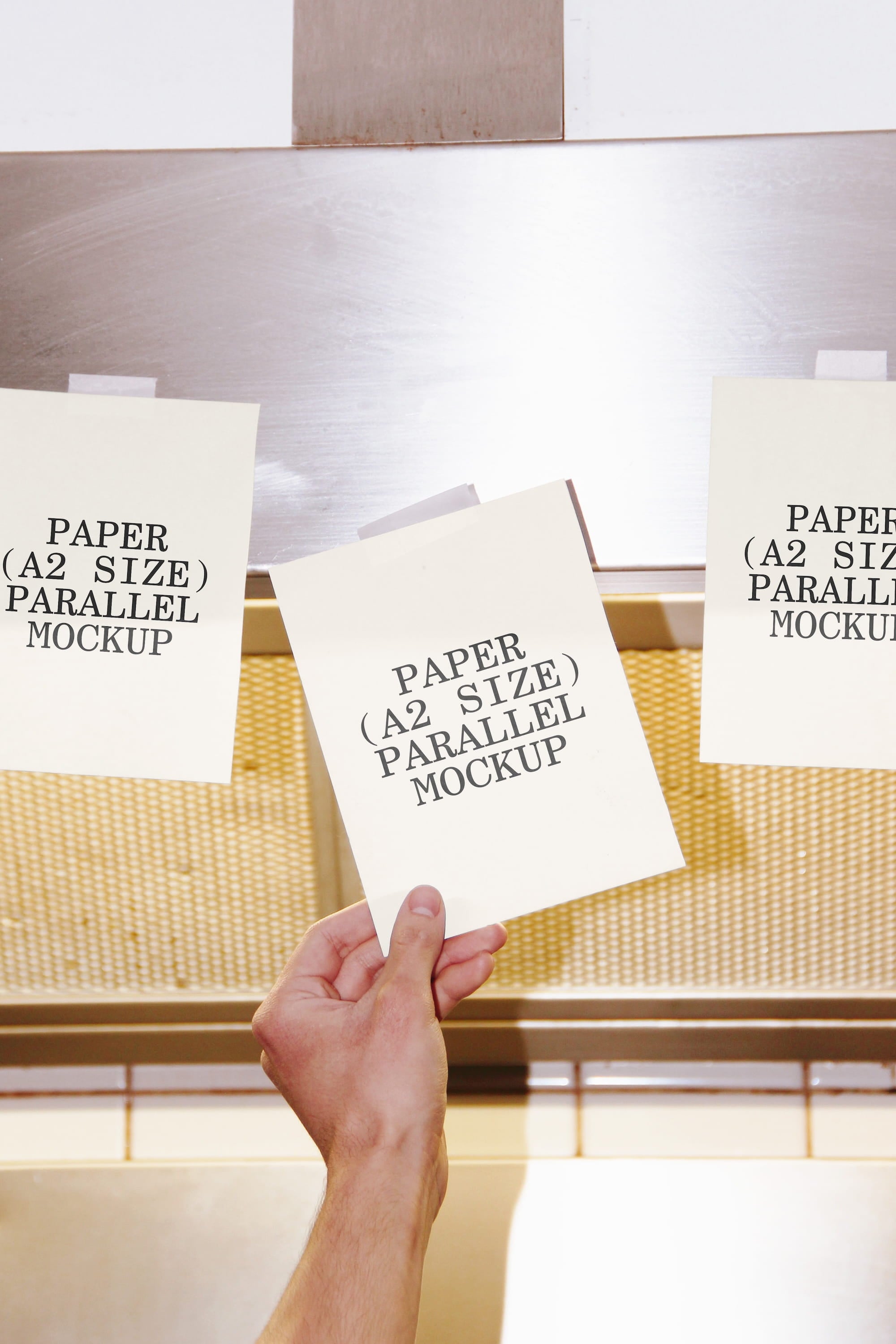 Paper Mockup BI-A-19 Parallel Mockup