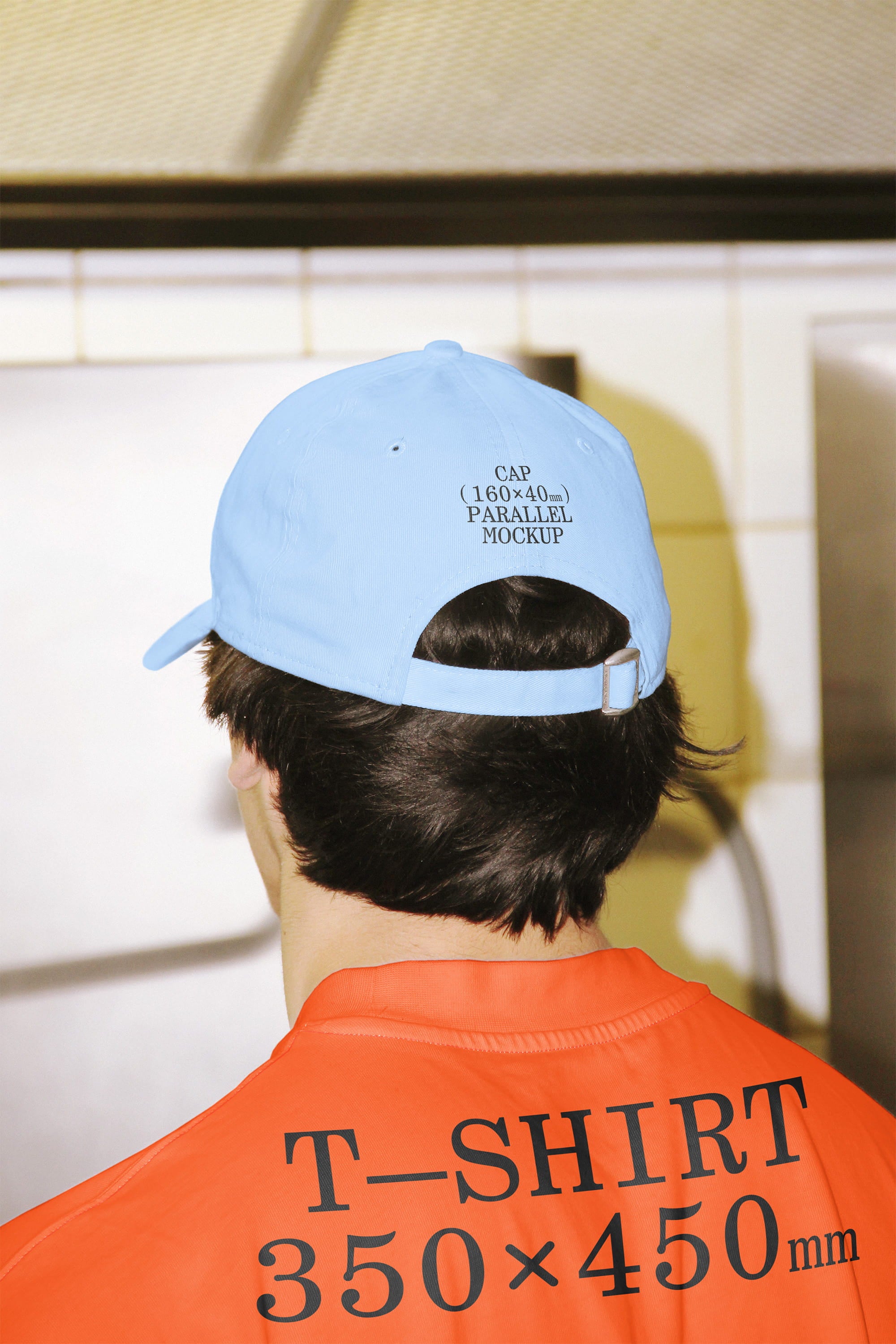 T-Shirt & Cap Mockup BI-A-26 Parallel Mockup