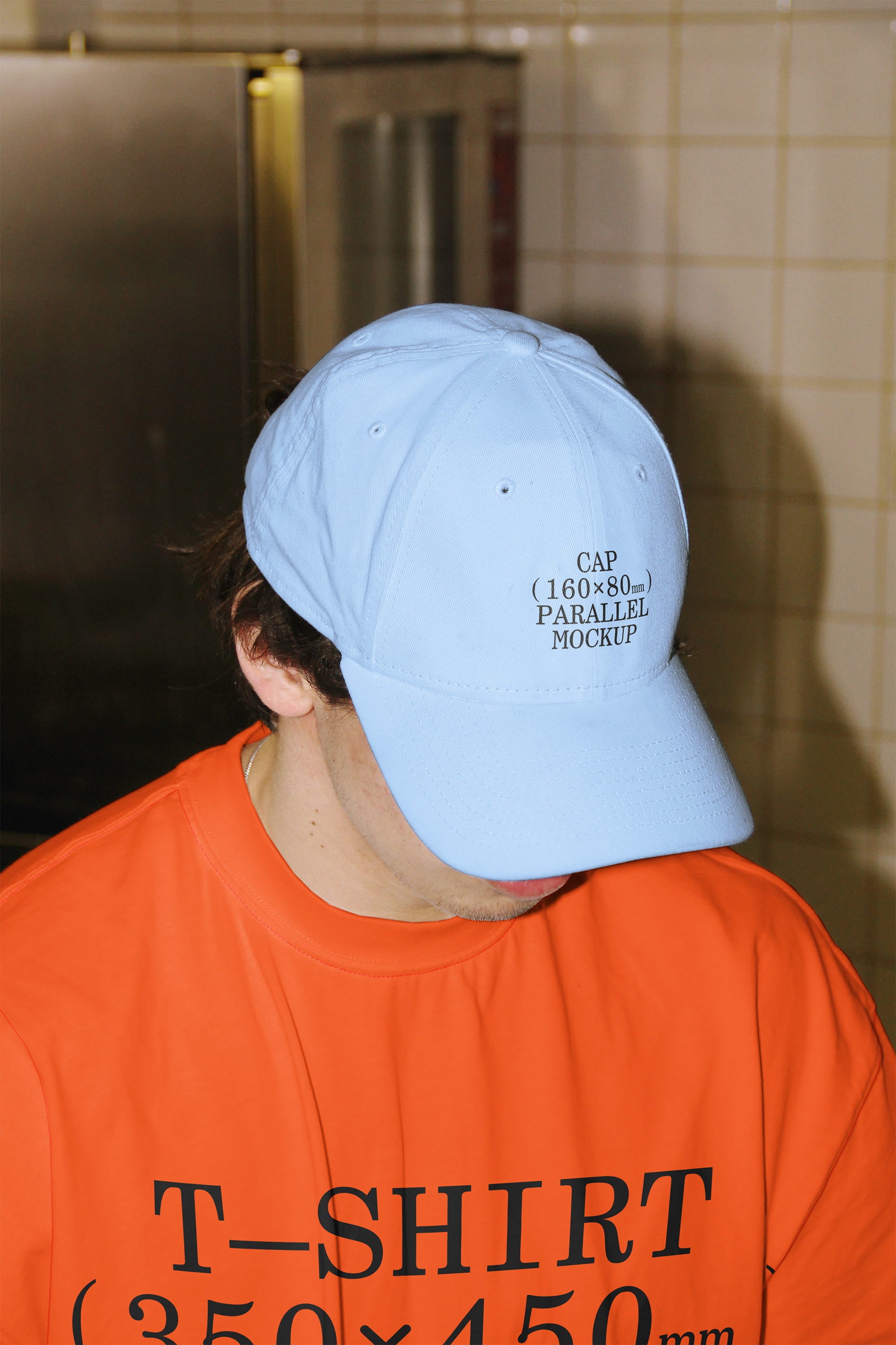 T-Shirt & Cap Mockup BI-A-27 Parallel Mockup