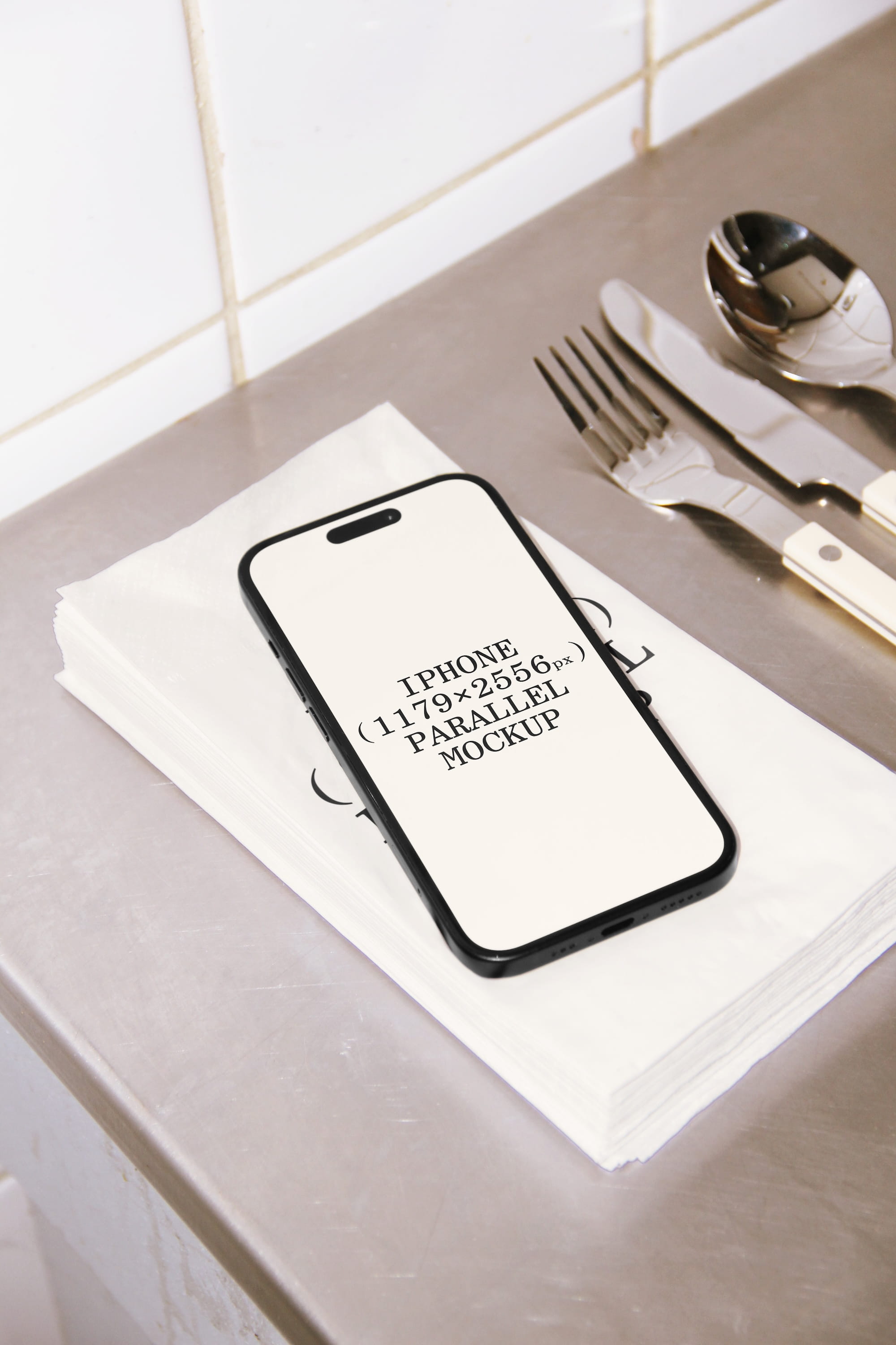 iPhone Mockup BI-A-46 Parallel Mockup