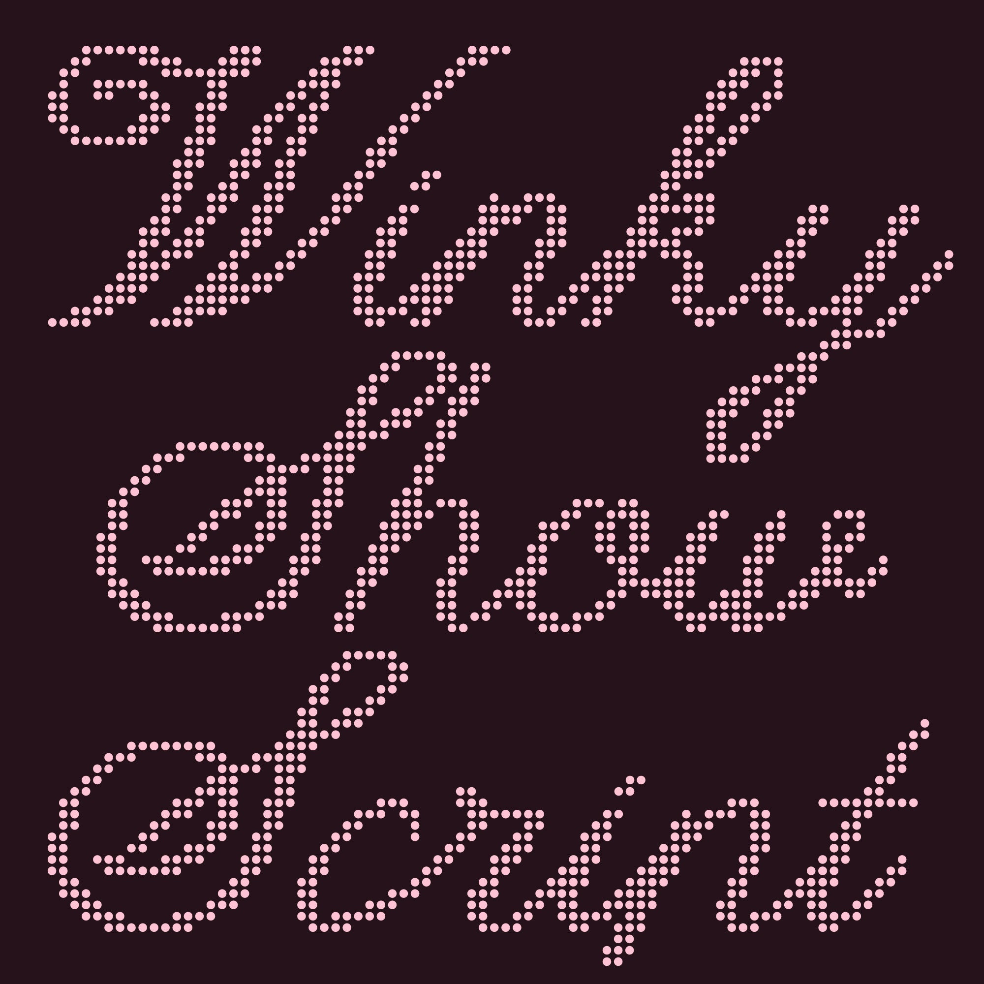 Winky Show Dotted Art Fashion Script Victoria Strukovskaya